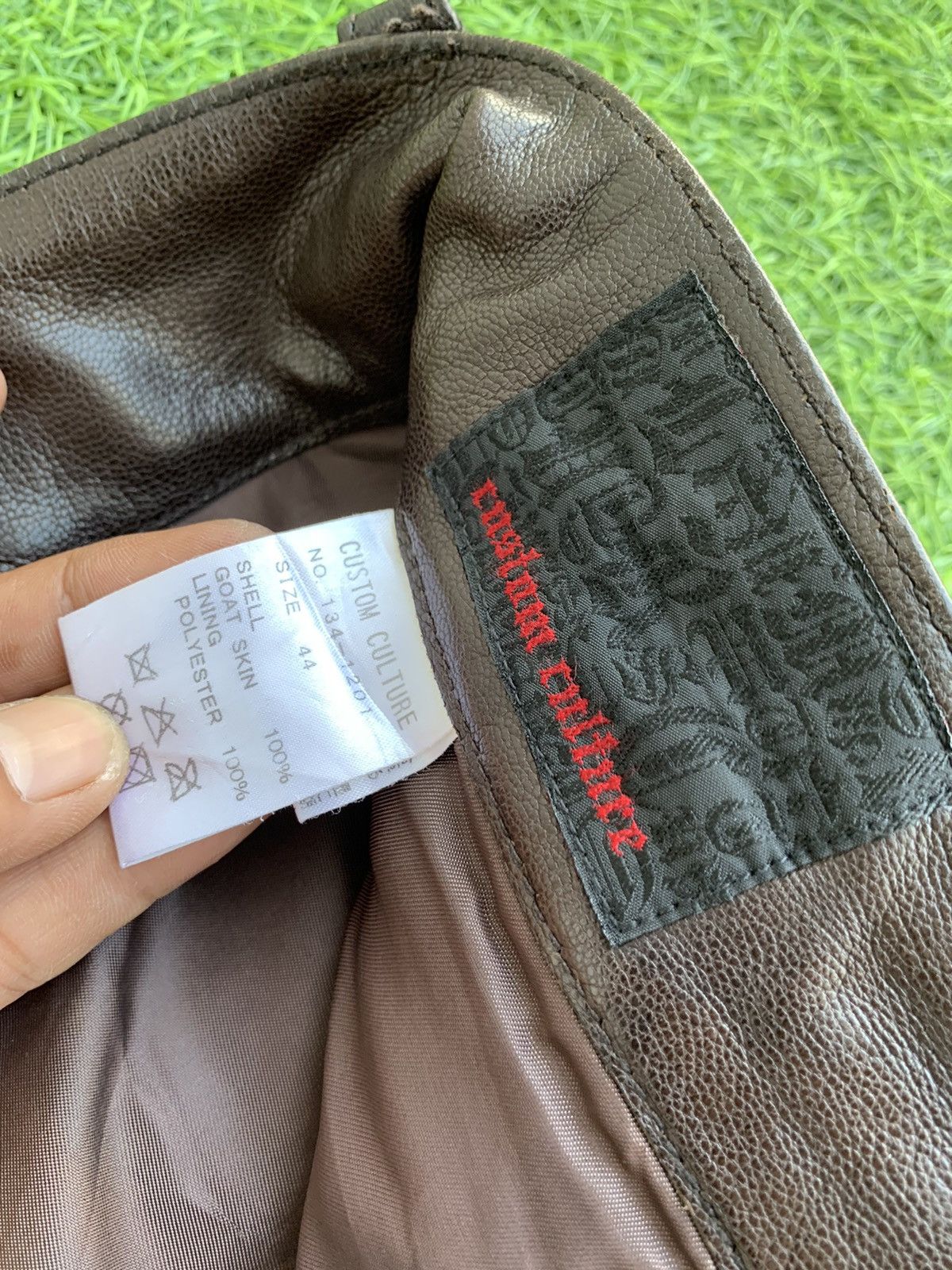 Genuine Leather Vintage Custom Culture Genuine Leather Biker Flare Pants Size US 31 - 12 Thumbnail