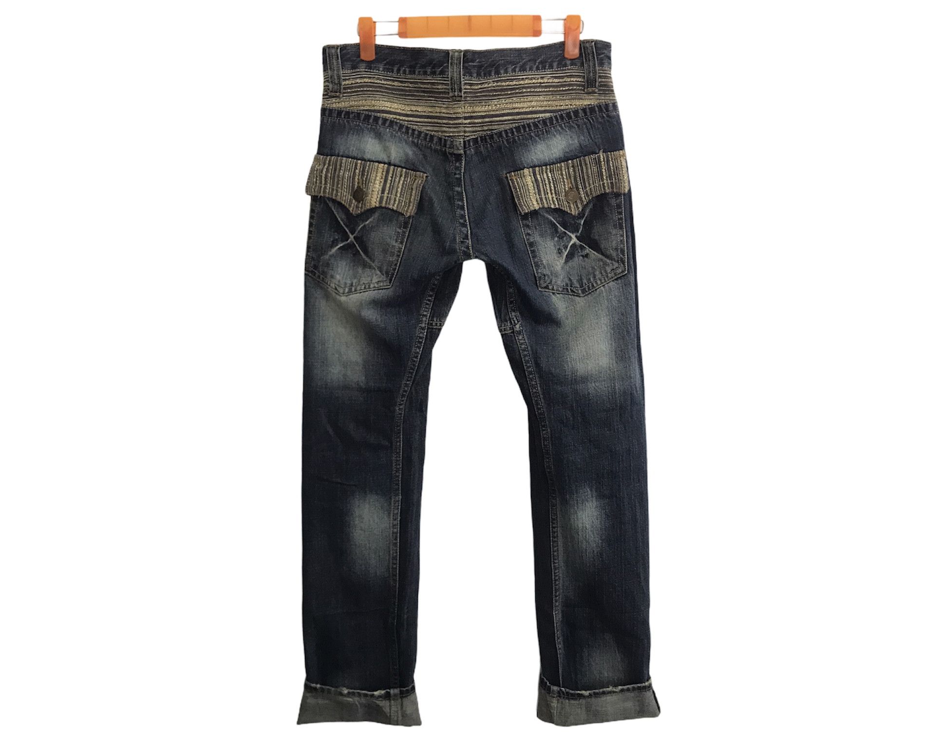 Japanese Brand Hand Tailored Denim Jeans Jack Serika Lightning Antik Art Size US 30 / EU 46 - 1 Thumbnail