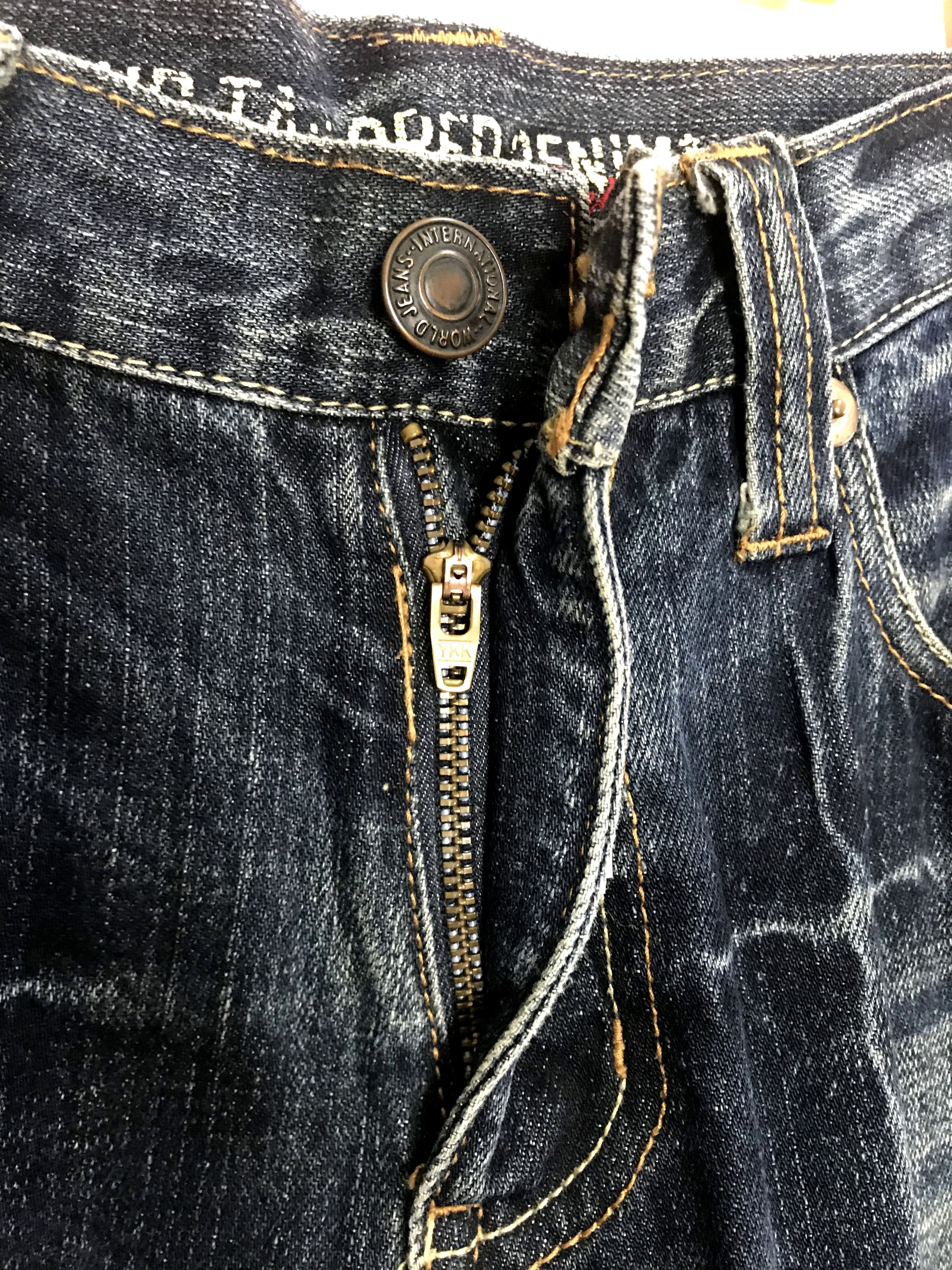 Japanese Brand Hand Tailored Denim Jeans Jack Serika Lightning Antik Art Size US 30 / EU 46 - 6 Thumbnail