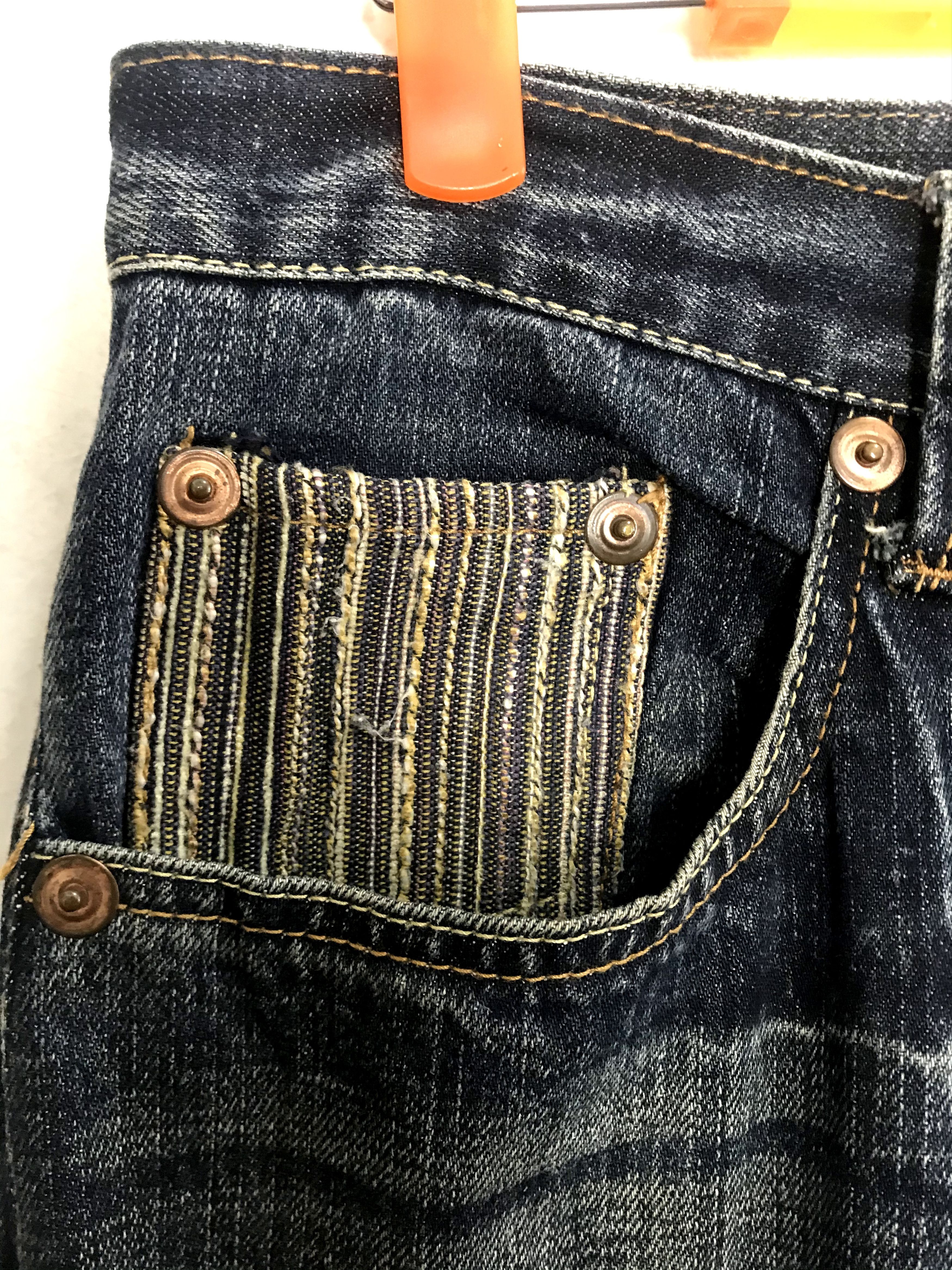 Japanese Brand Hand Tailored Denim Jeans Jack Serika Lightning Antik Art Size US 30 / EU 46 - 8 Thumbnail