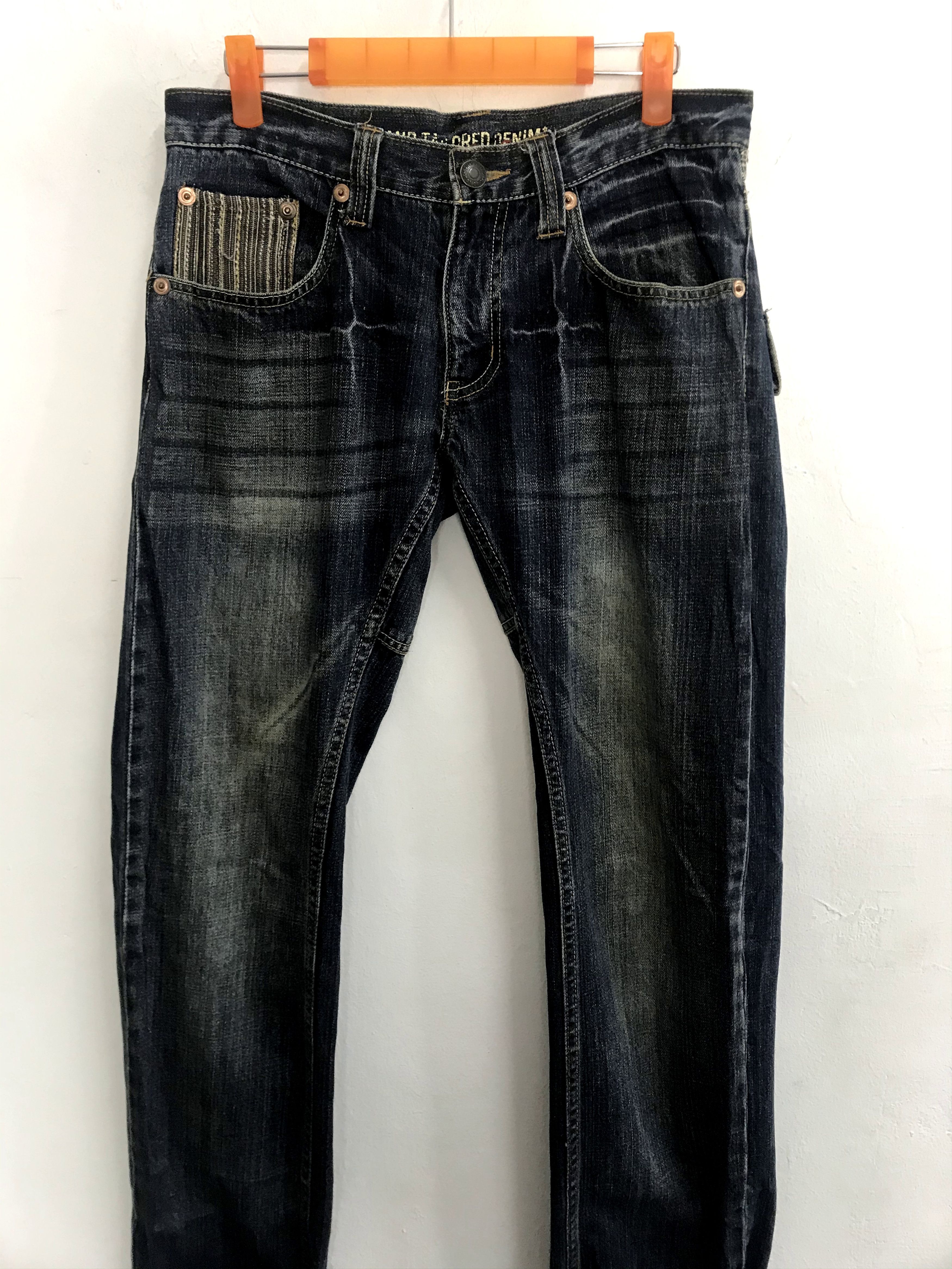 Japanese Brand Hand Tailored Denim Jeans Jack Serika Lightning Antik Art Size US 30 / EU 46 - 4 Thumbnail
