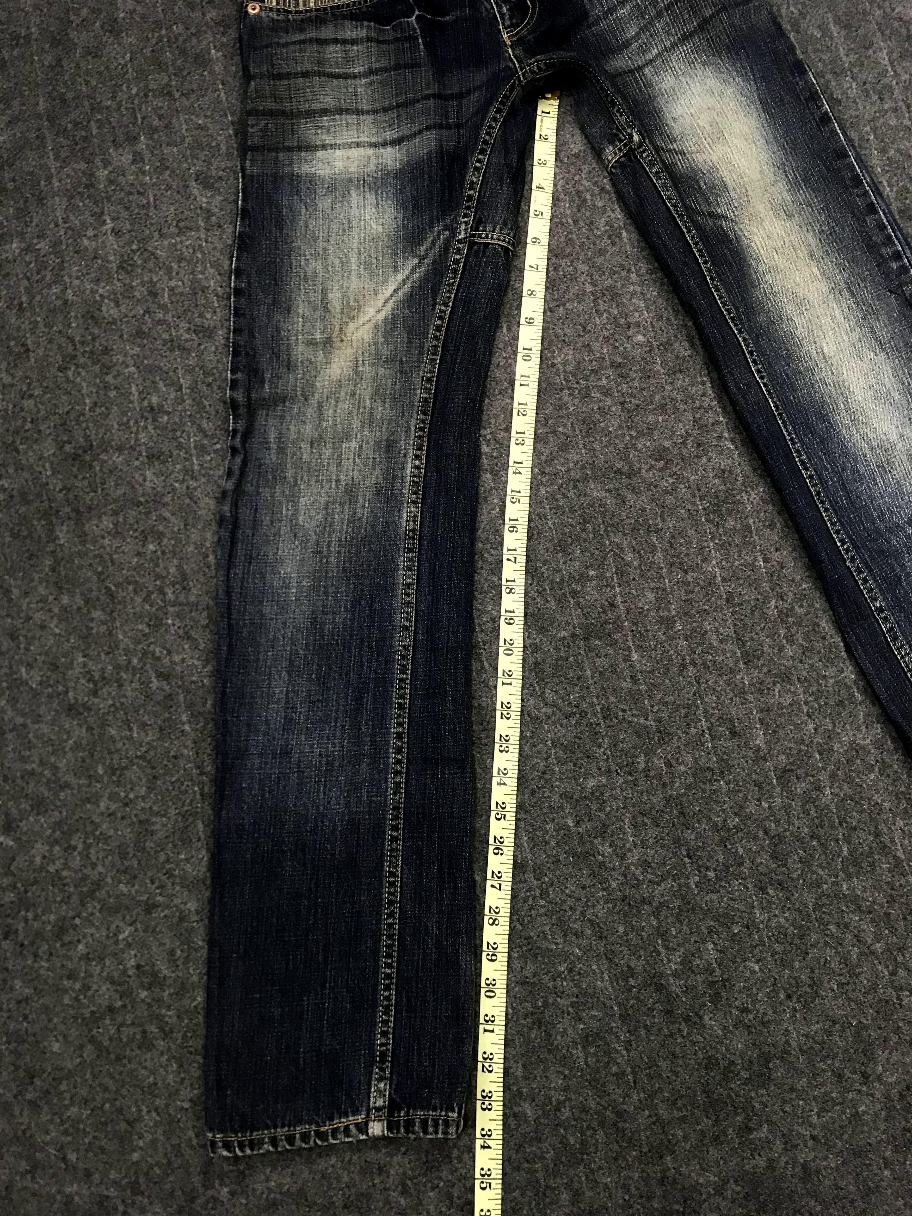 Japanese Brand Hand Tailored Denim Jeans Jack Serika Lightning Antik Art Size US 30 / EU 46 - 17 Thumbnail