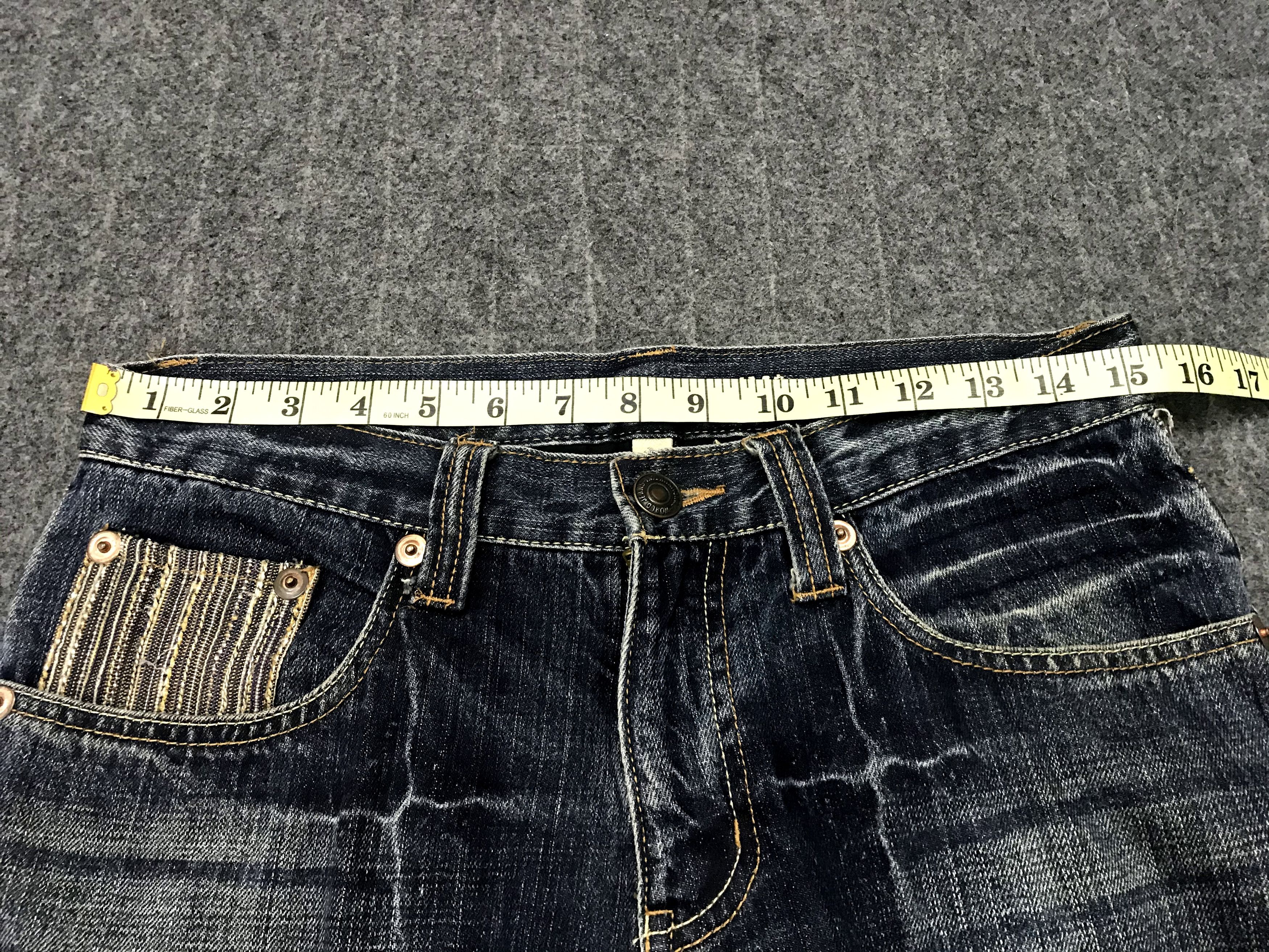 Japanese Brand Hand Tailored Denim Jeans Jack Serika Lightning Antik Art Size US 30 / EU 46 - 13 Thumbnail