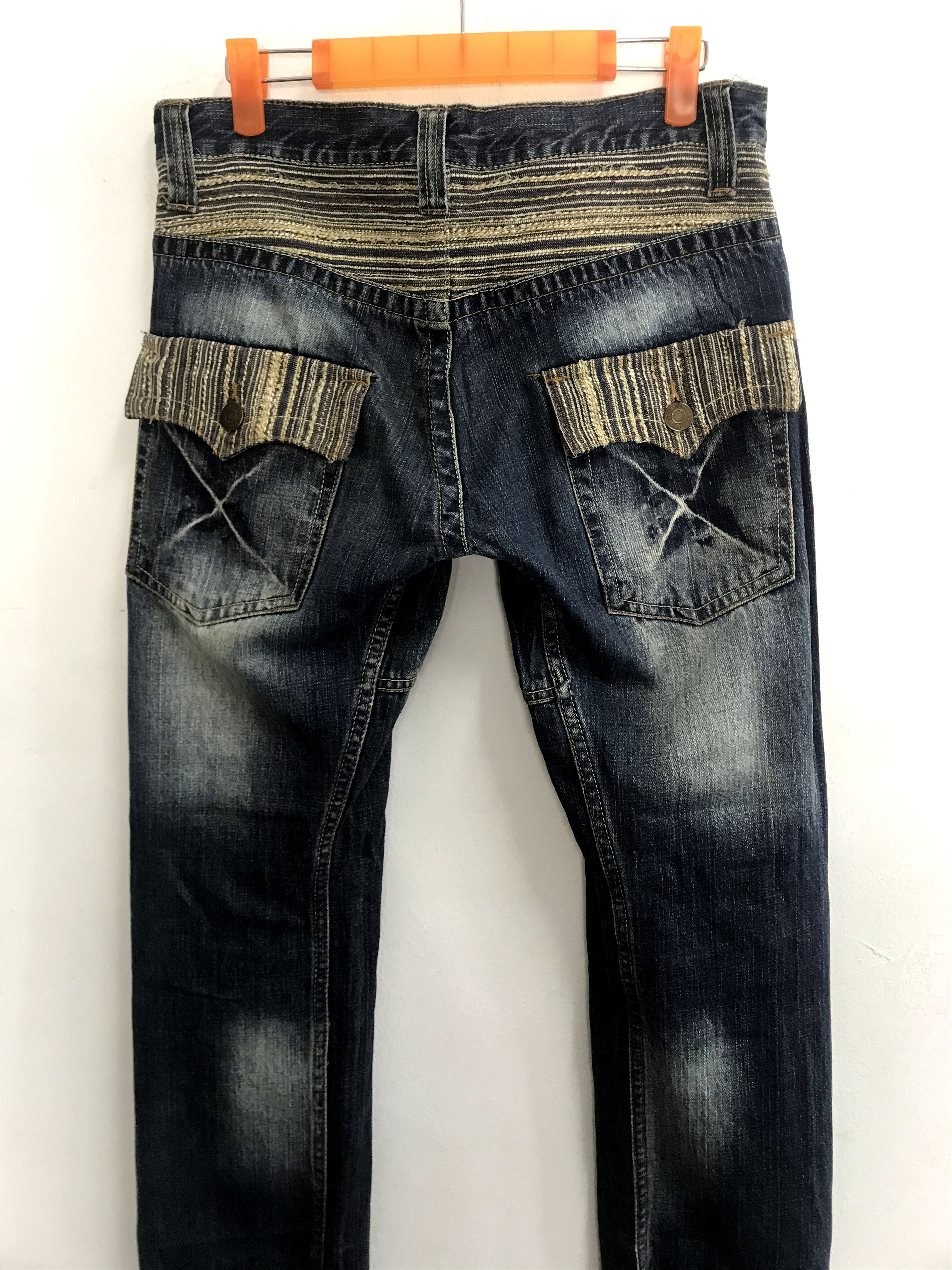 Japanese Brand Hand Tailored Denim Jeans Jack Serika Lightning Antik Art Size US 30 / EU 46 - 2 Thumbnail