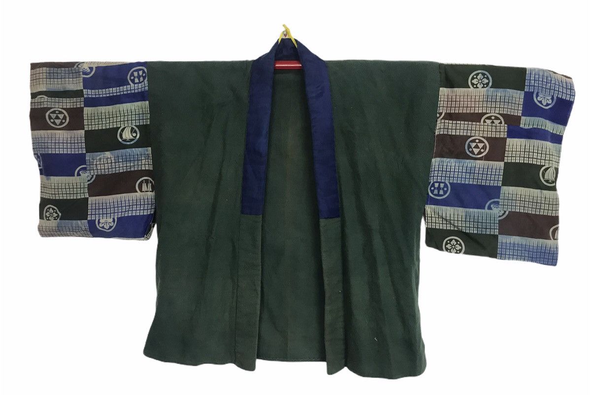 Japanese Brand Kimono Haori Noragi Jinbei Cardigan Happi Jacket i872 Size US XL / EU 56 / 4 - 1 Thumbnail