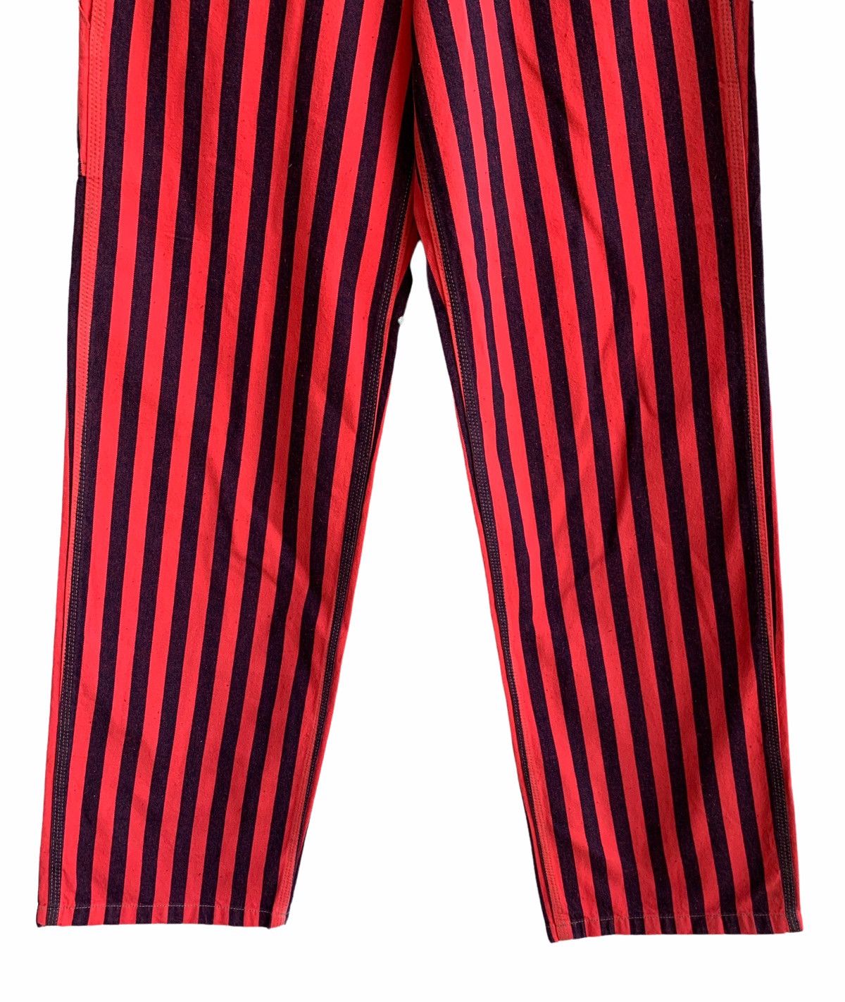Japanese Brand Vintage King Jonathan Over stripes Carpenter Pants Size US 30 / EU 46 - 8 Thumbnail