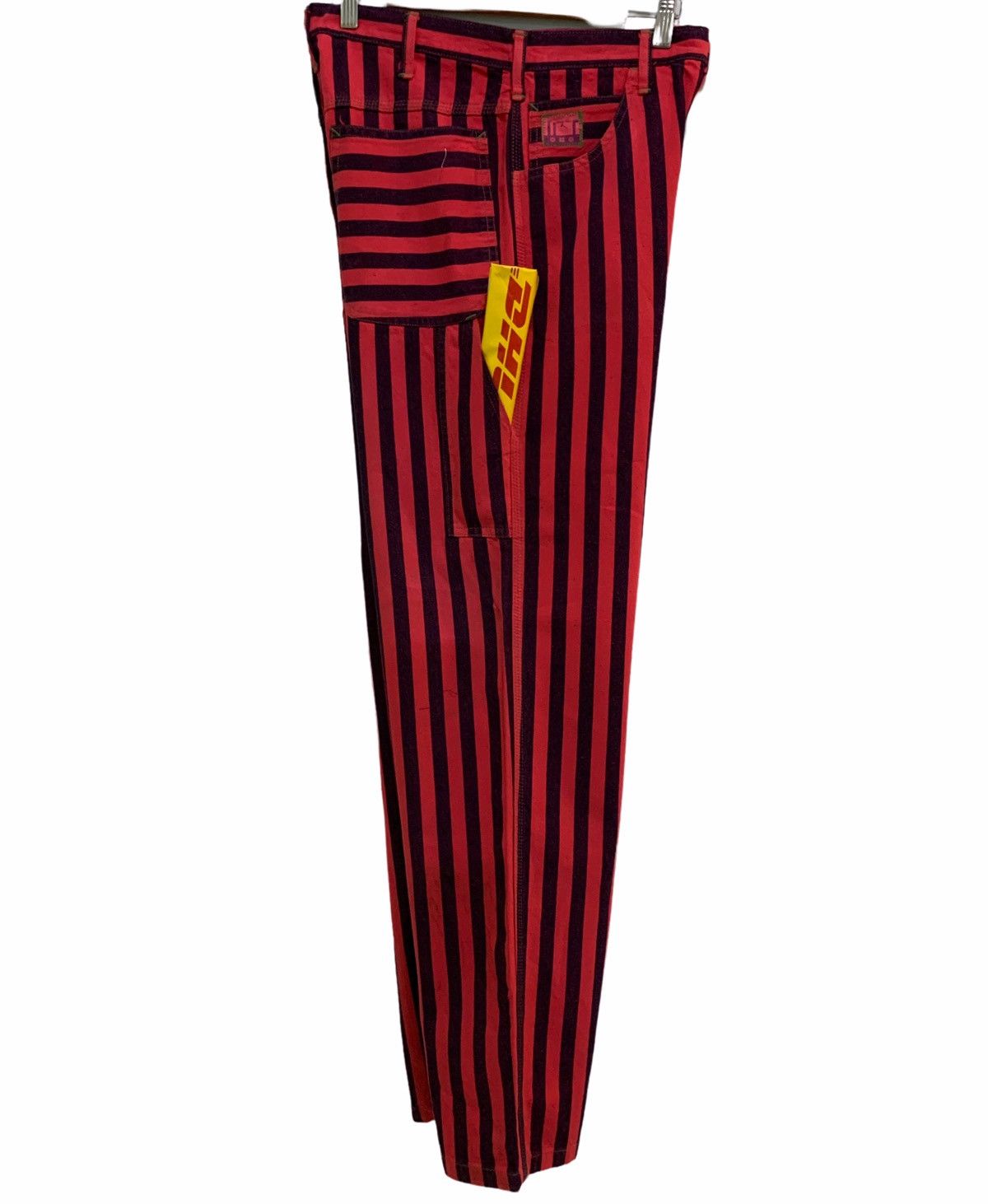 Japanese Brand Vintage King Jonathan Over stripes Carpenter Pants Size US 30 / EU 46 - 3 Thumbnail