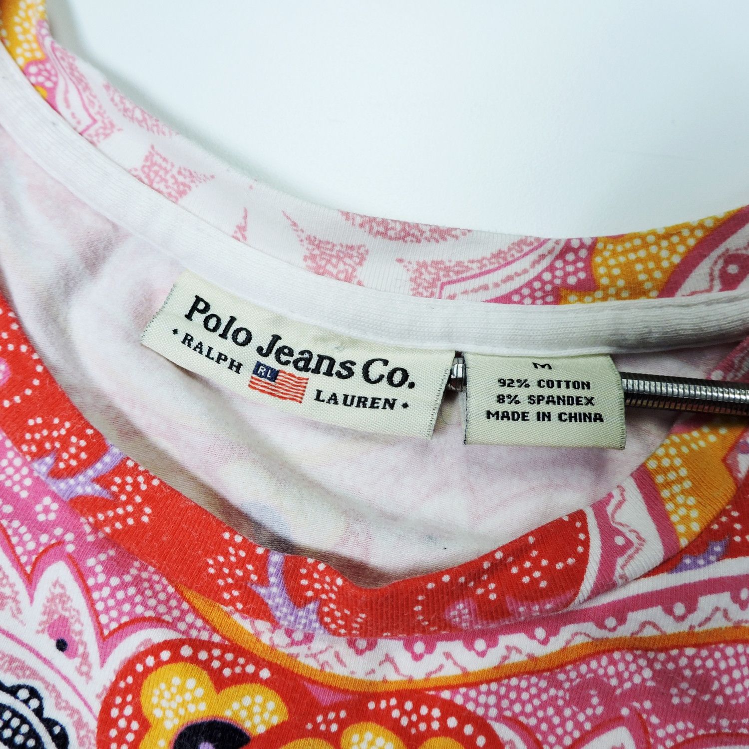Ralph Lauren POLO JEANS CO. BY RALPH LAUREN PAISLEY BATIK T-SHIRT Size M / US 6-8 / IT 42-44 - 3 Thumbnail