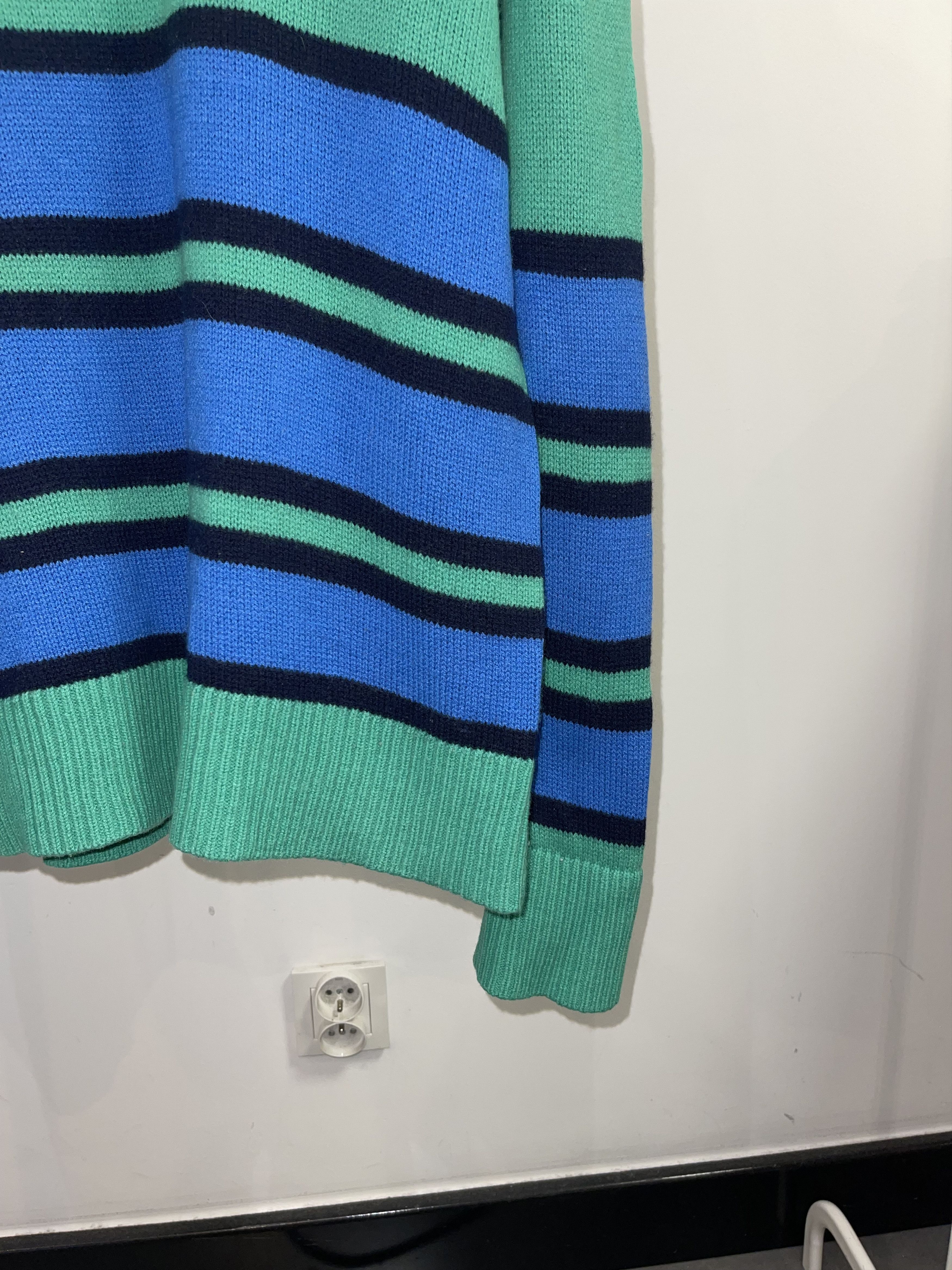 Acne Studios Acne Studios FA-UX Face Striped Wool Sweater Size US L / EU 52-54 / 3 - 3 Thumbnail