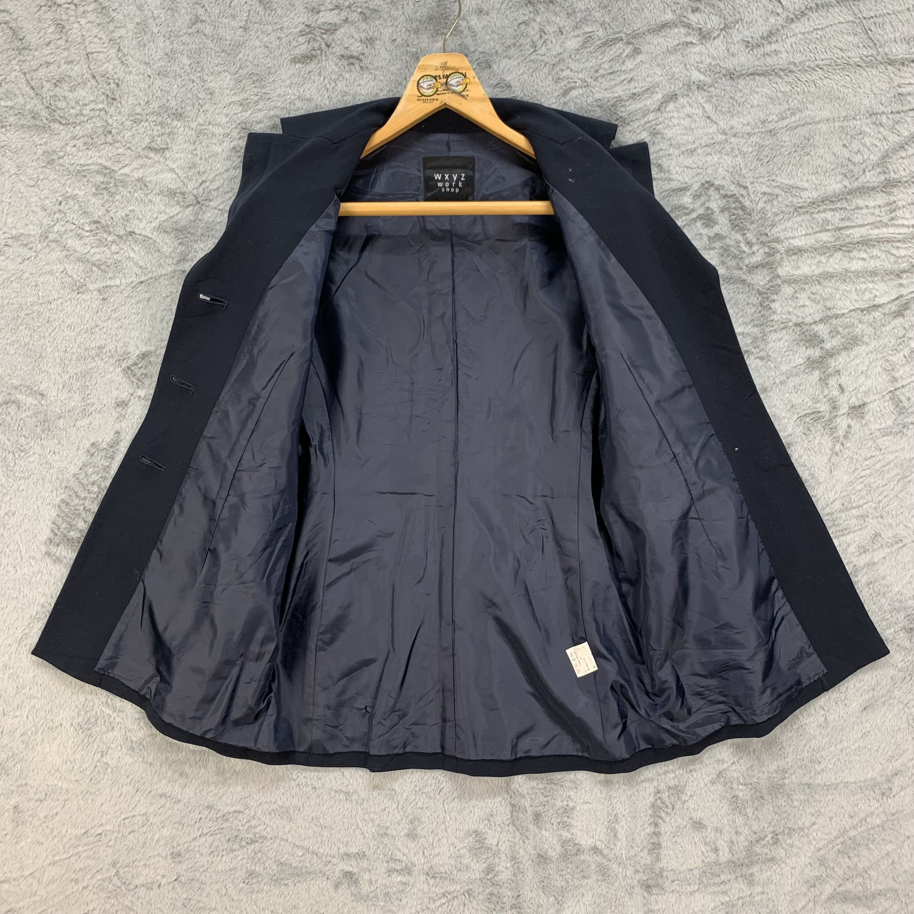 Yohji Yamamoto WXYZ Work Shop by Yohji Yamamoto Belted Coat #4386-151 Size S / US 4 / IT 40 - 4 Thumbnail