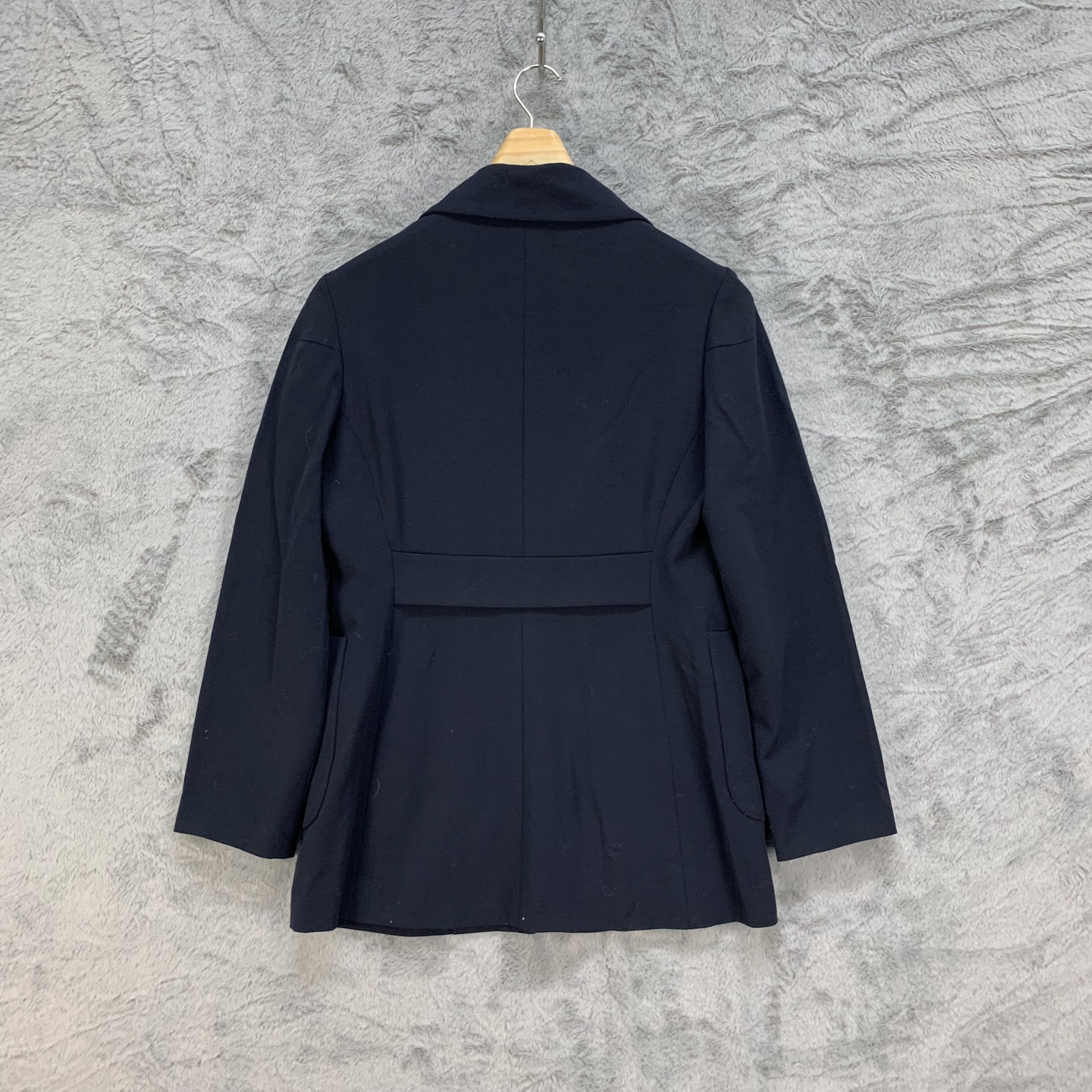 Yohji Yamamoto WXYZ Work Shop by Yohji Yamamoto Belted Coat #4386-151 Size S / US 4 / IT 40 - 7 Thumbnail