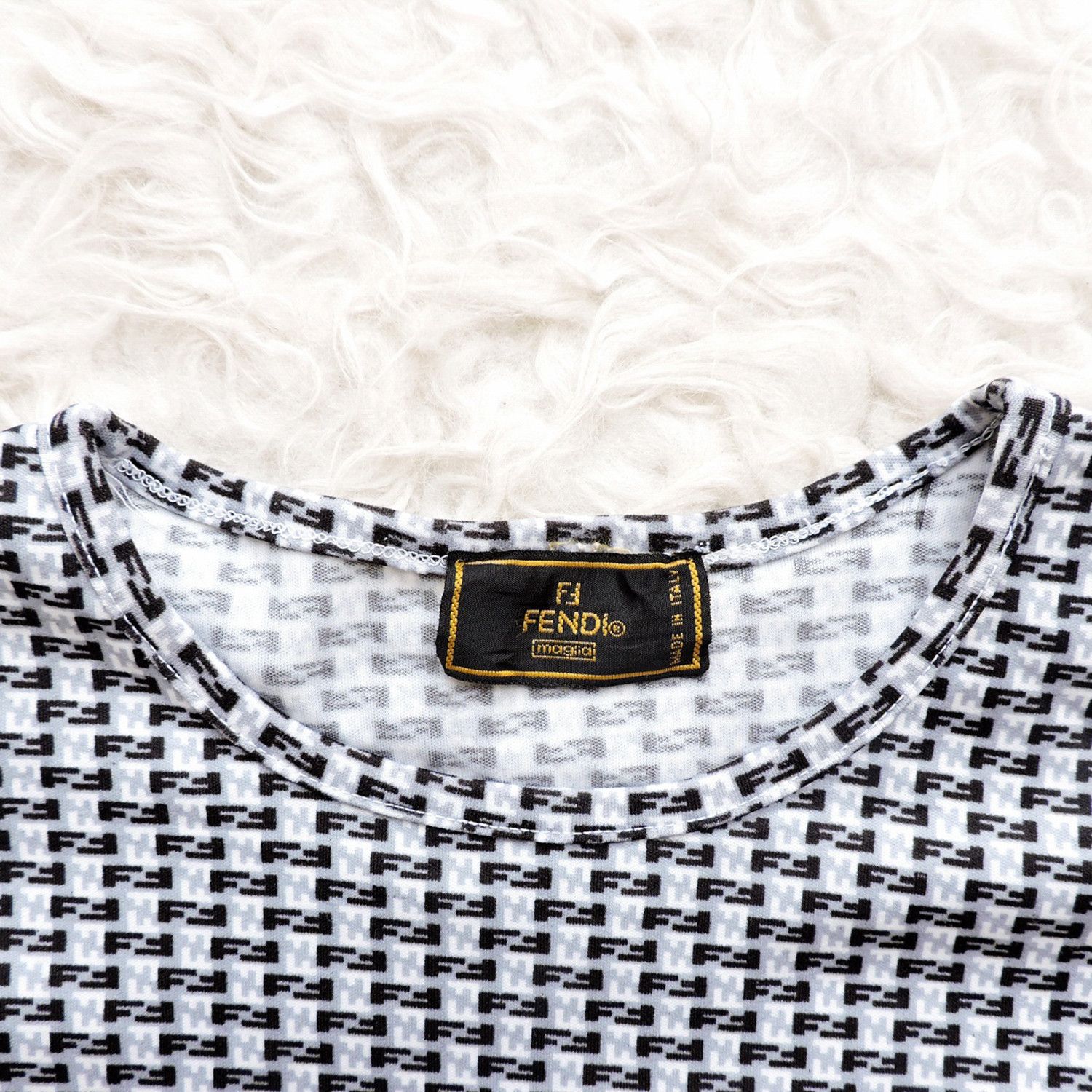 Fendi FENDI MAGIA MONOGRAM TEE Size S / US 4 / IT 40 - 3 Thumbnail