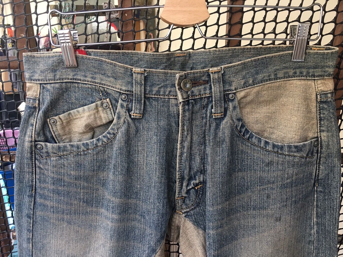 Japanese Brand BLUE WAY JAPAN UNIQUE DENIM JEANS Size US 32 / EU 48 - 3 Thumbnail