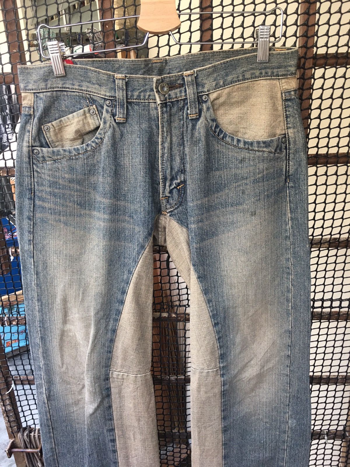 Japanese Brand BLUE WAY JAPAN UNIQUE DENIM JEANS Size US 32 / EU 48 - 2 Thumbnail
