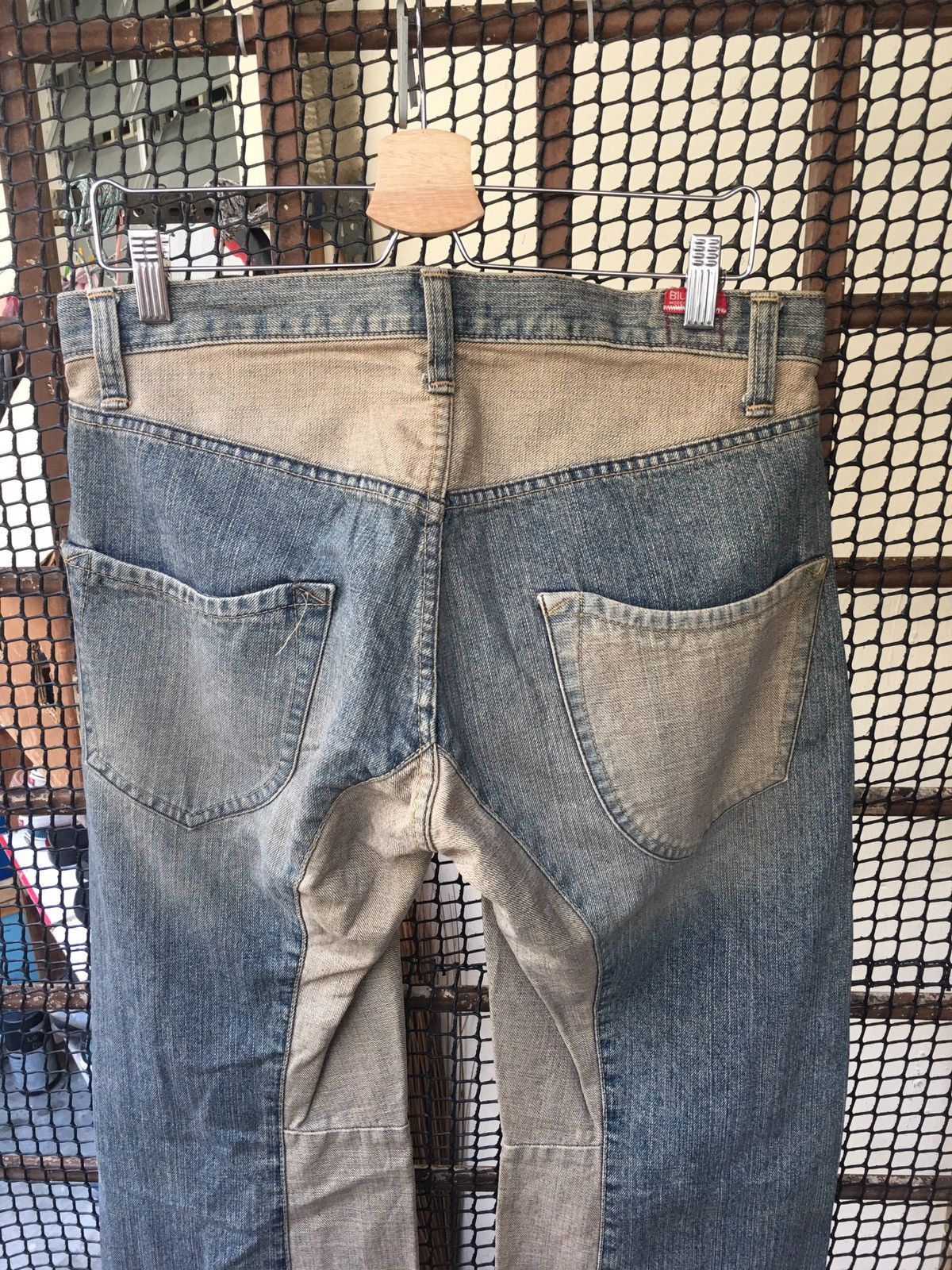 Japanese Brand BLUE WAY JAPAN UNIQUE DENIM JEANS Size US 32 / EU 48 - 6 Thumbnail