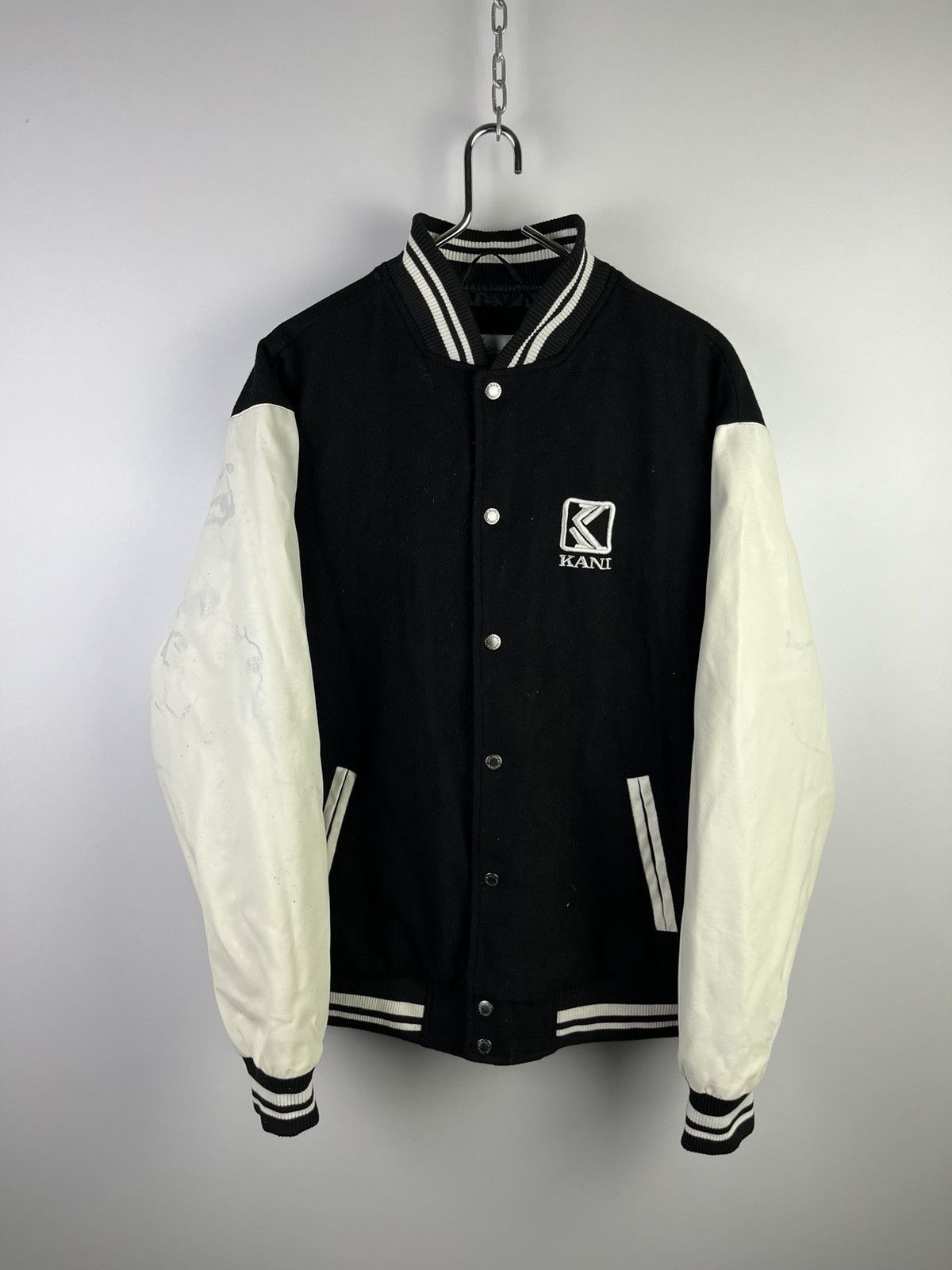 Karl Kani Vintage Leather Bomber Jacket