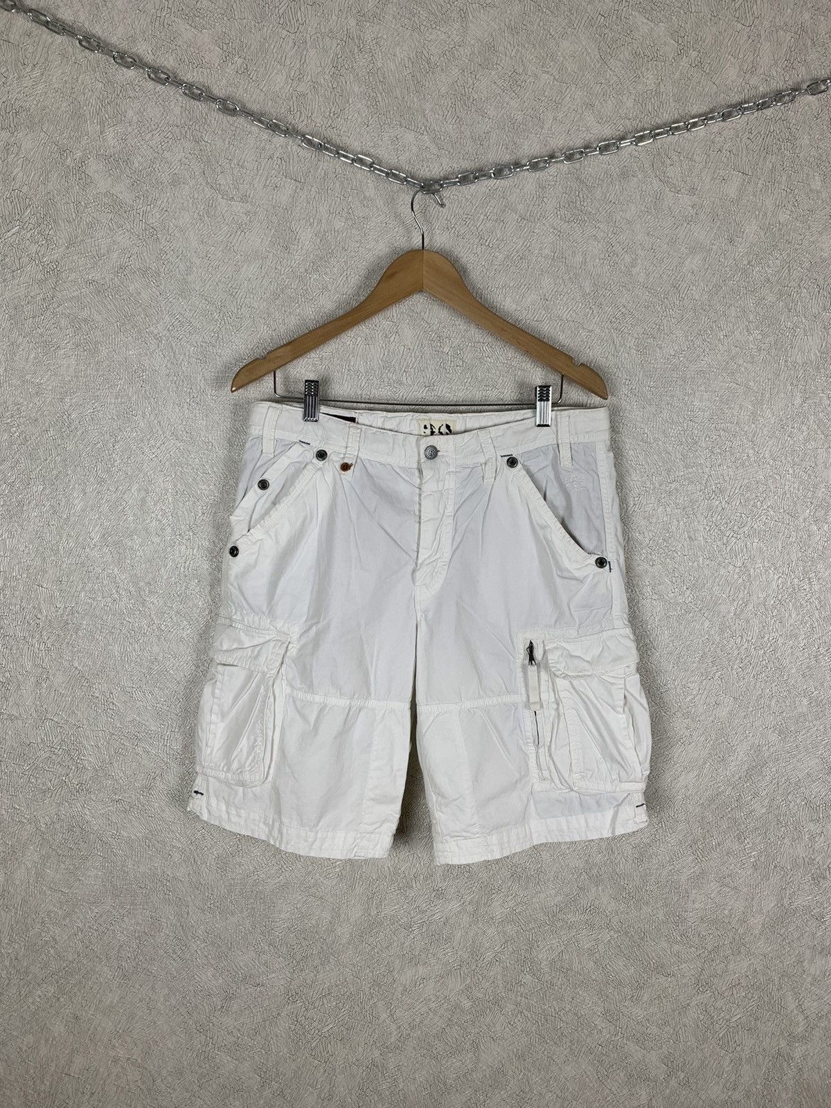 💥FAST SALE!GENERAL RESEARCH MULTIPOCKET SHORTS HEAVY DENIM