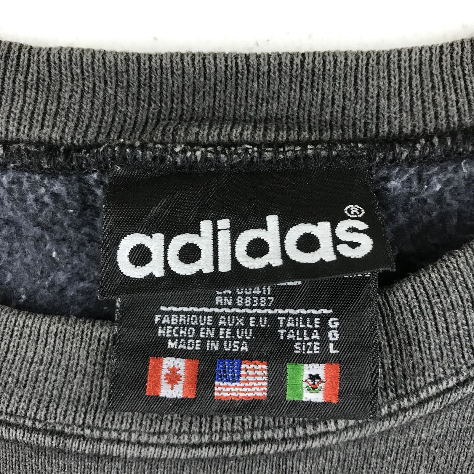 Adidas × Vintage 🔊🔔 🔥 ❗FINAL DROP🔥Vintage 90s Adidas Embroidery Big Logo Size US L / EU 52-54 / 3 - 5 Thumbnail