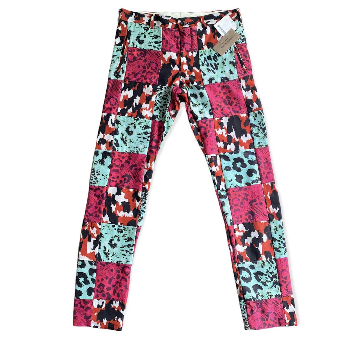 Comme des Garcons NWT Fall 2020 Runway Leopard Patchwork Pants Size US 32 / EU 48 - 2 Thumbnail