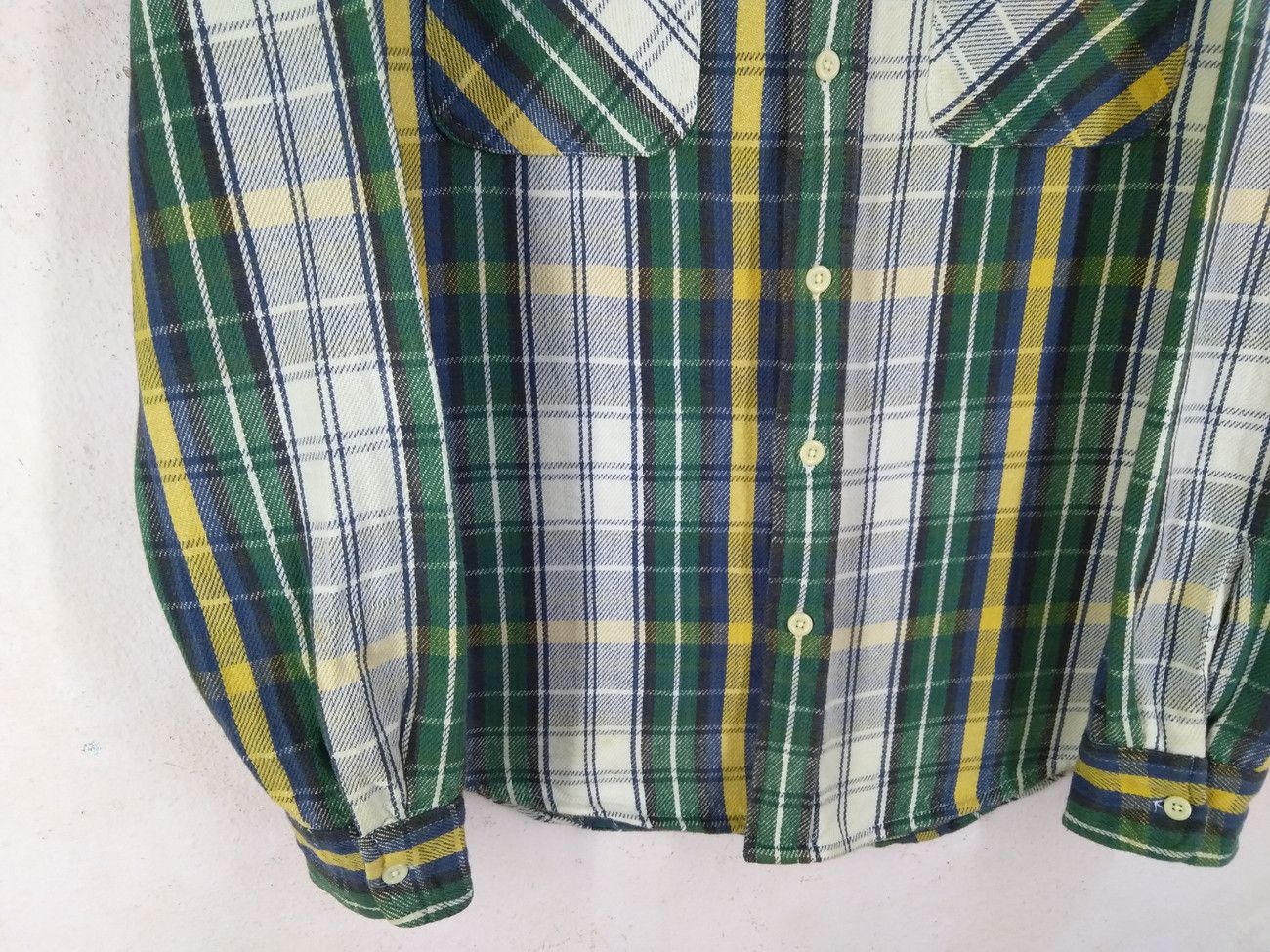 Flannel × Japanese Brand Vintage MFG Camco Striped Flannel ButtonUp Shirt Size US M / EU 48-50 / 2 - 3 Thumbnail