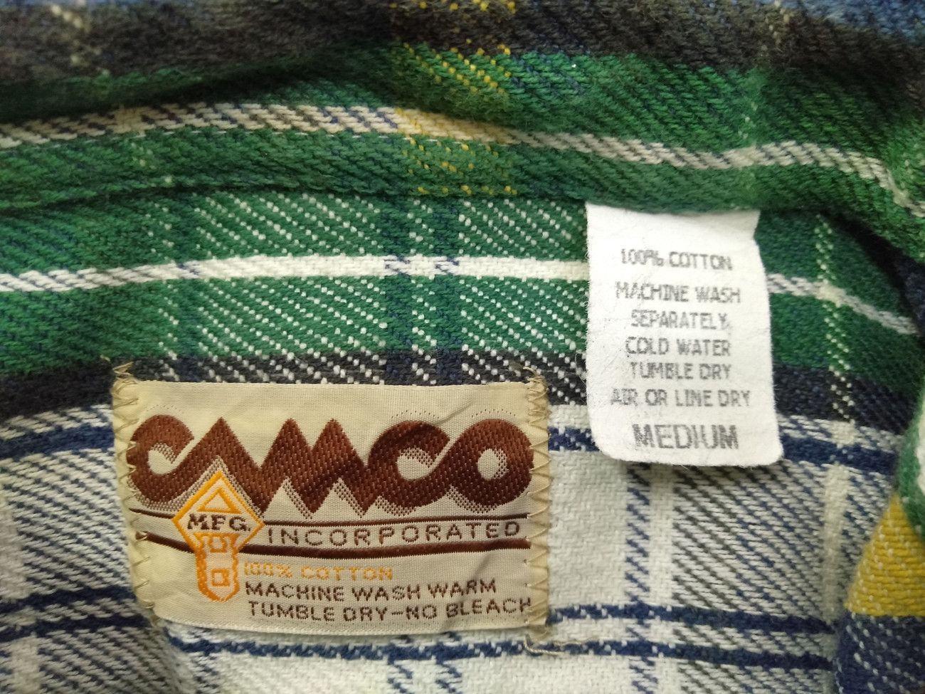 Flannel × Japanese Brand Vintage MFG Camco Striped Flannel ButtonUp Shirt Size US M / EU 48-50 / 2 - 6 Thumbnail