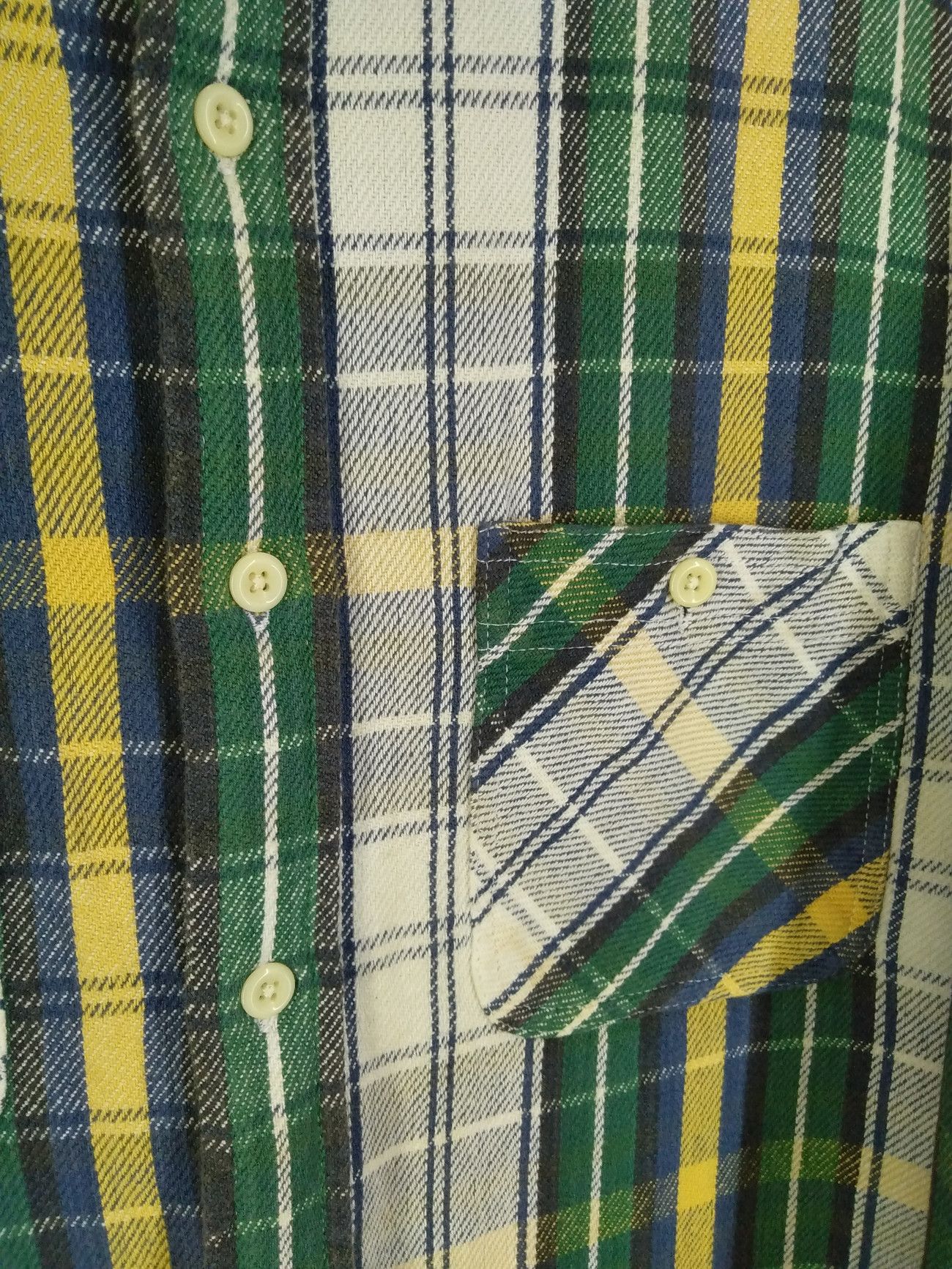 Flannel × Japanese Brand Vintage MFG Camco Striped Flannel ButtonUp Shirt Size US M / EU 48-50 / 2 - 4 Thumbnail