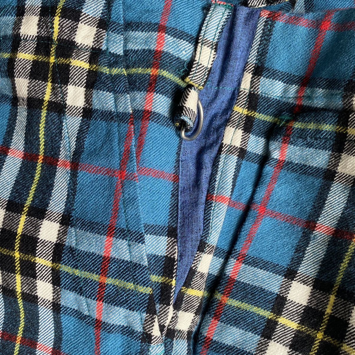 Japanese Brand Sexy Dynamite London Blue Tartan Bondage Trousers Size US 32 / EU 48 - 5 Thumbnail