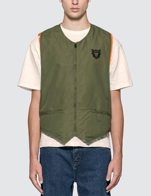 image of NWT Human Made Flight Vest in Green, Men's (Size Small)