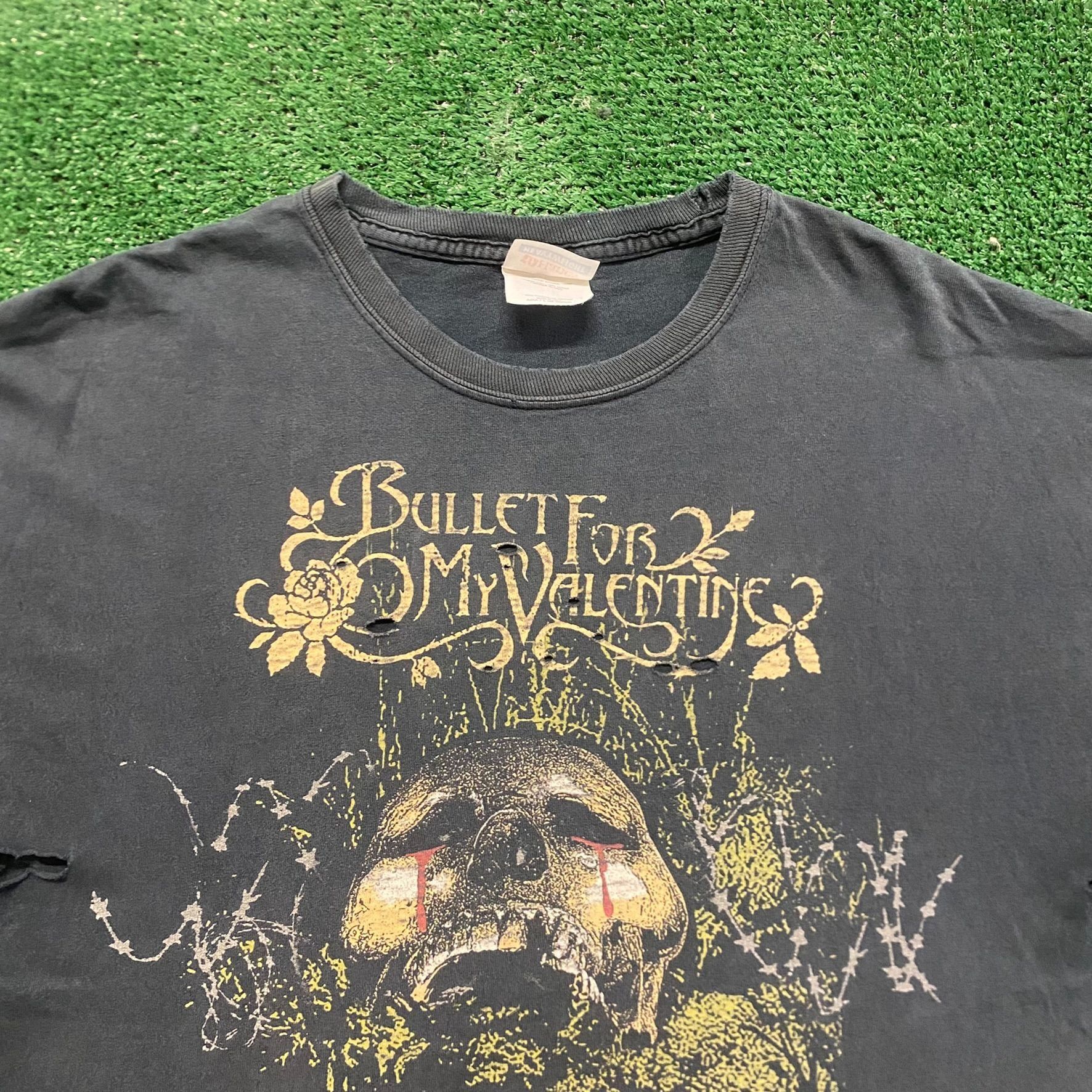 Band Tees Crazy Vintage Y2K Bullet For My Valentine Emo Band T-Shirt Size US L / EU 52-54 / 3 - 2 Thumbnail