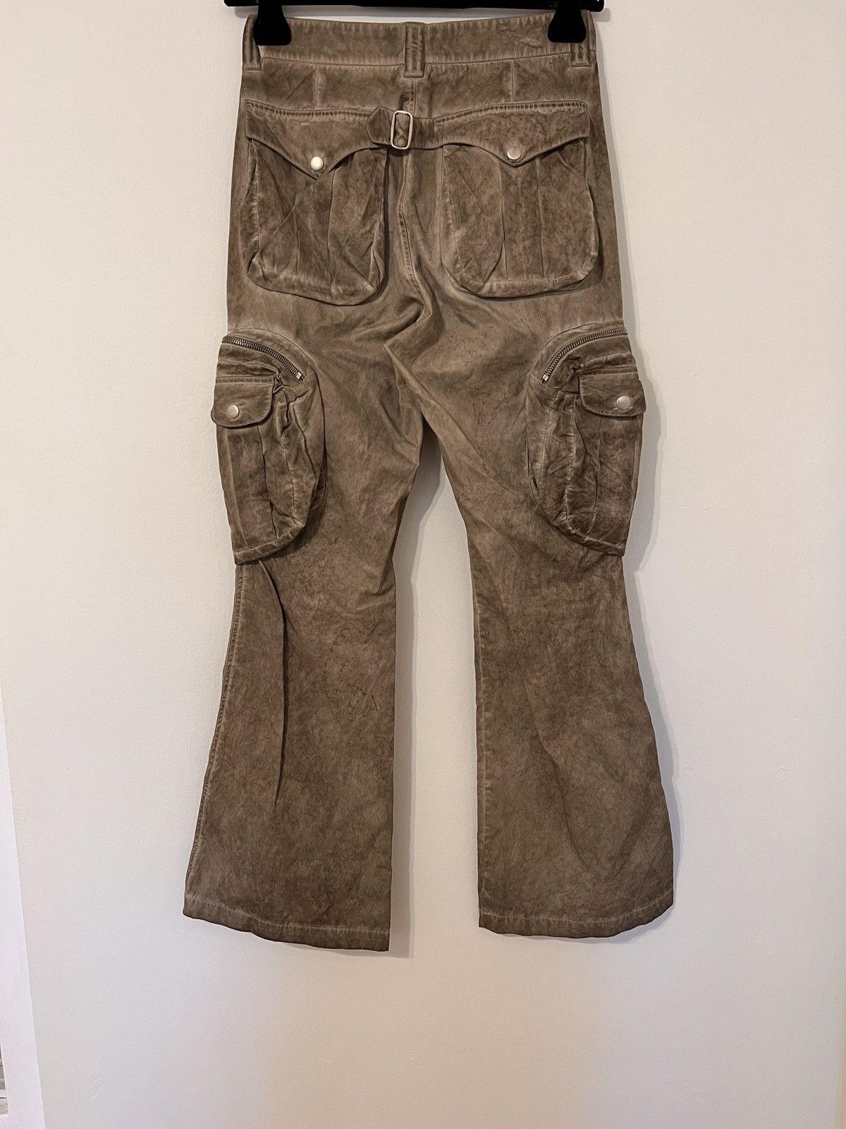 FFFPOSTALSERVICE FFF Postal Service Flare Sand Cargo Pant V1 Size US 30 / EU 46 - 2 Thumbnail