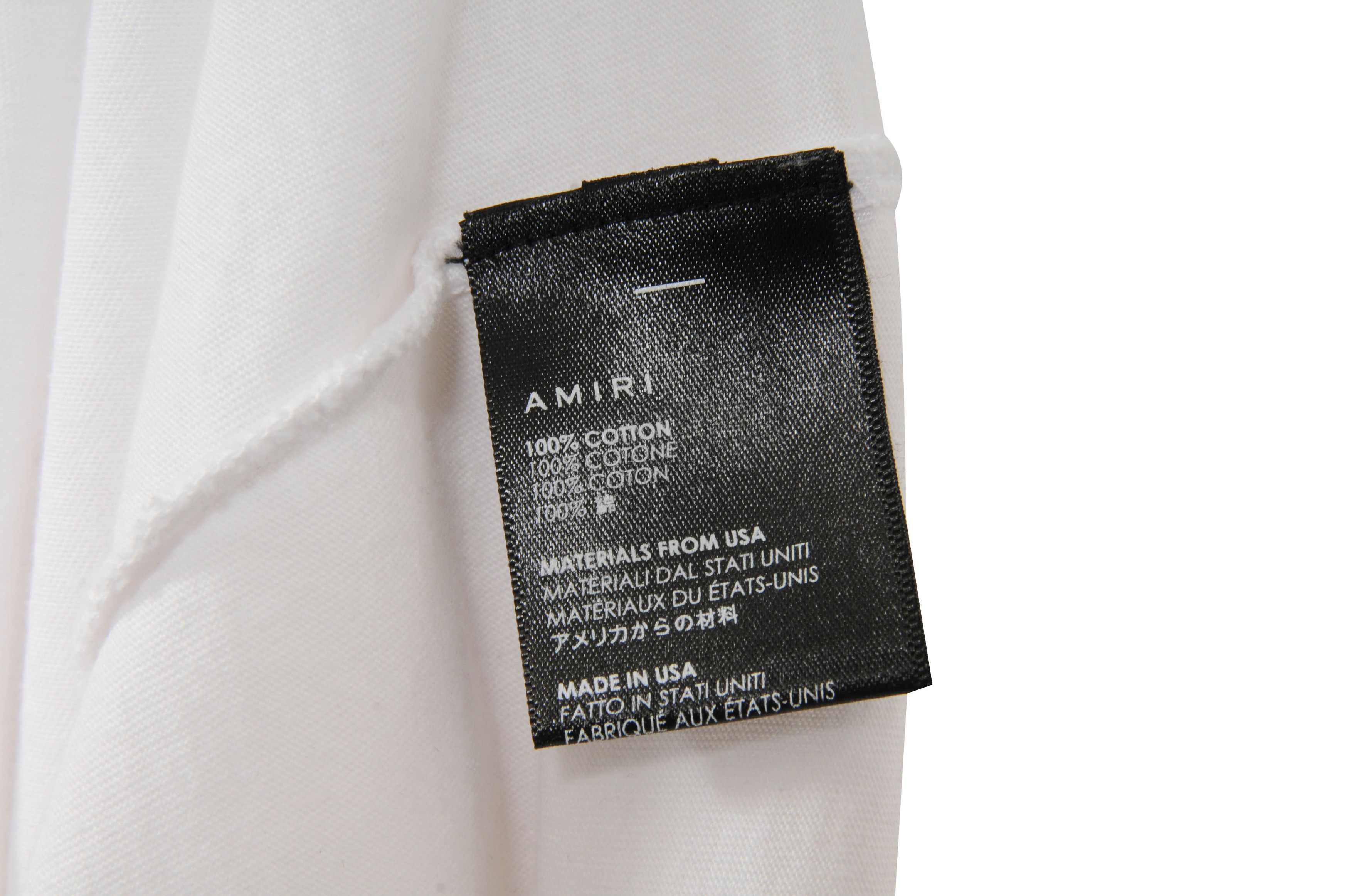 Amiri Too Much Too Soon Crewneck T Shirt - 01196 Size US XL / EU 56 / 4 - 9 Thumbnail
