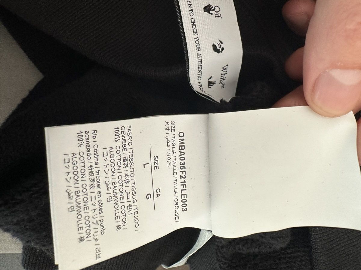 Off-White Off-White Caravaggio Hand Abbey Stone Crewneck Sweatshirt Size US L / EU 52-54 / 3 - 7 Thumbnail