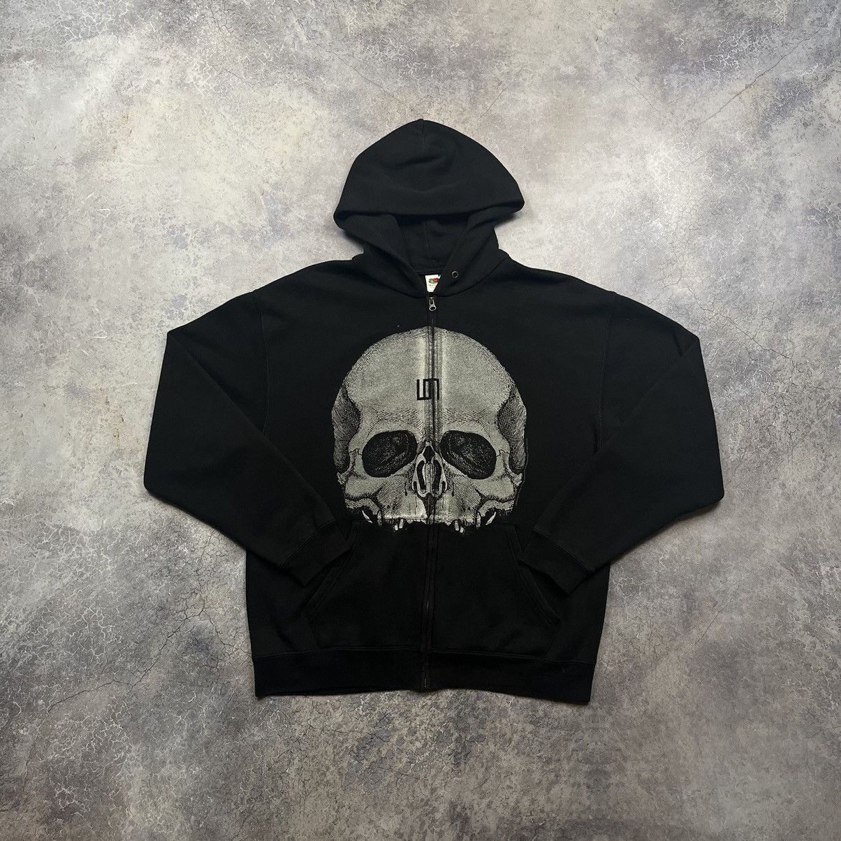 Band Tees VINTAGE 00’s THIRTY SECONDS TO MARS SKULL ZIP UP HOODIE L Size US L / EU 52-54 / 3 - 1 Thumbnail