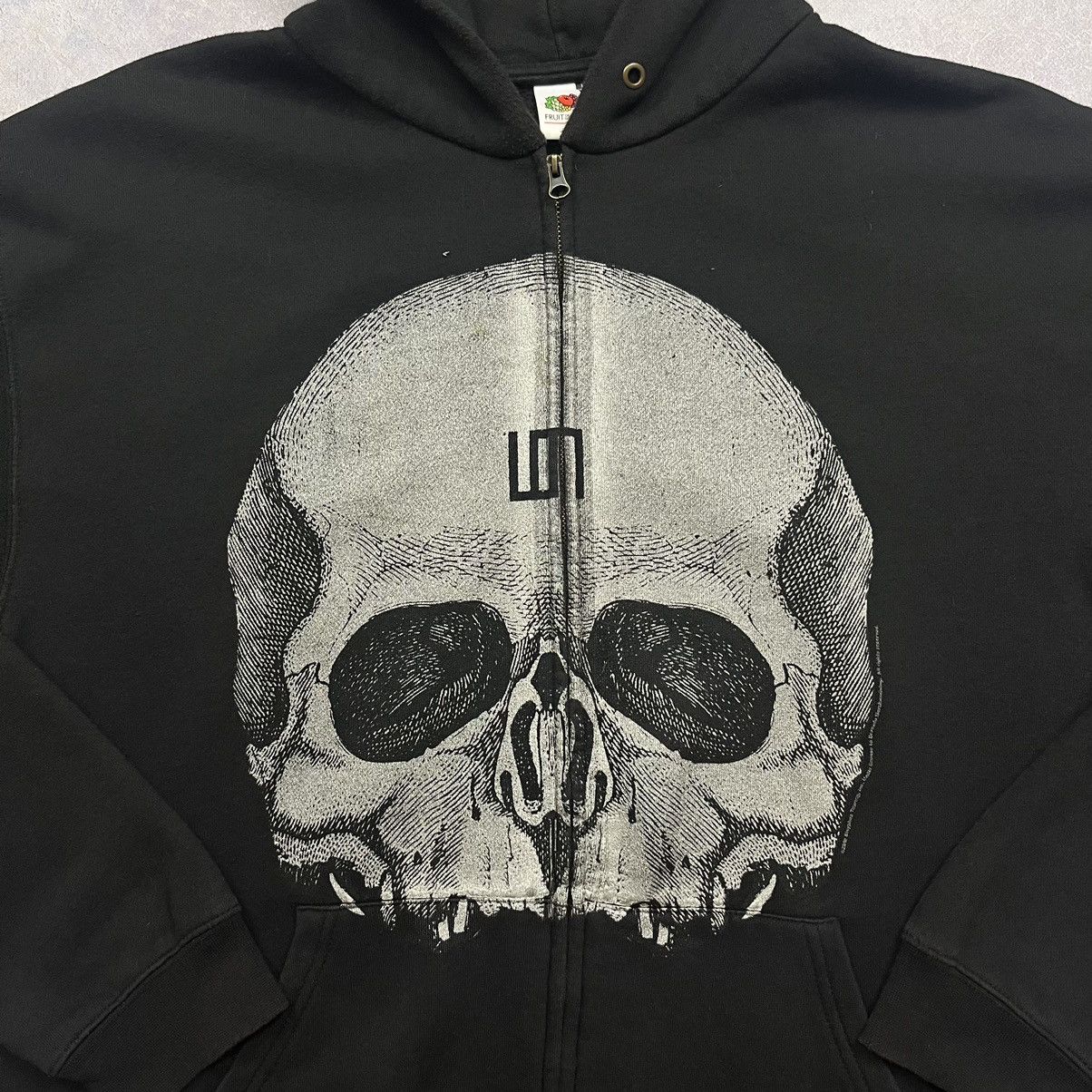 Band Tees VINTAGE 00’s THIRTY SECONDS TO MARS SKULL ZIP UP HOODIE L Size US L / EU 52-54 / 3 - 4 Thumbnail