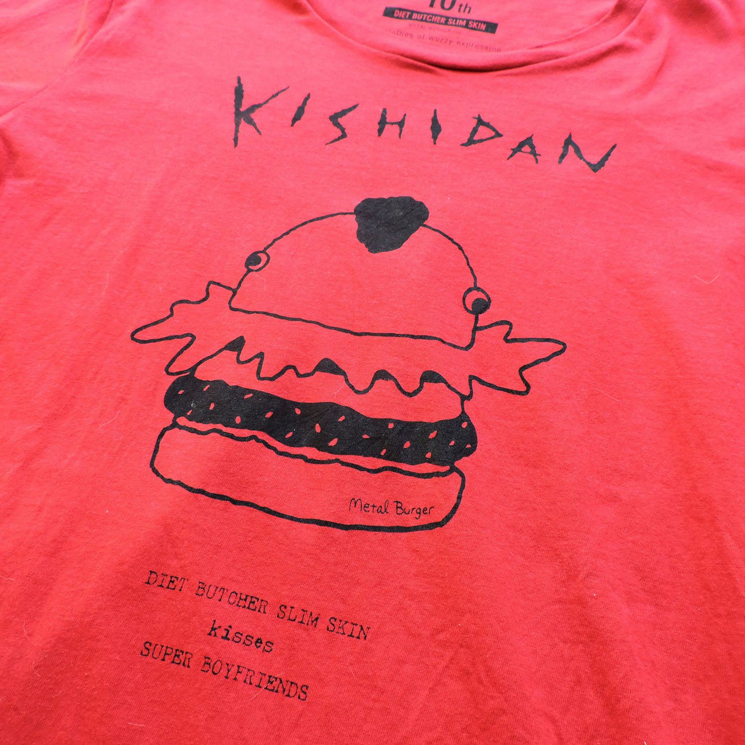Diet Butcher Slim Skin DIET BUTCHER SLIM SKIN X METAL BURGER INC 'KISHIDAN' T-SHIRT Size US M / EU 48-50 / 2 - 5 Thumbnail