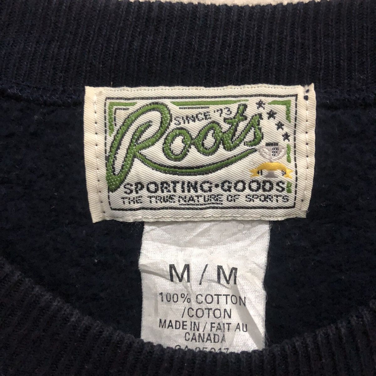 Roots × Vintage Vintage 90s ROOTS CANADA EMBROIDERED LOGO Sweatshirt Size US L / EU 52-54 / 3 - 8 Thumbnail