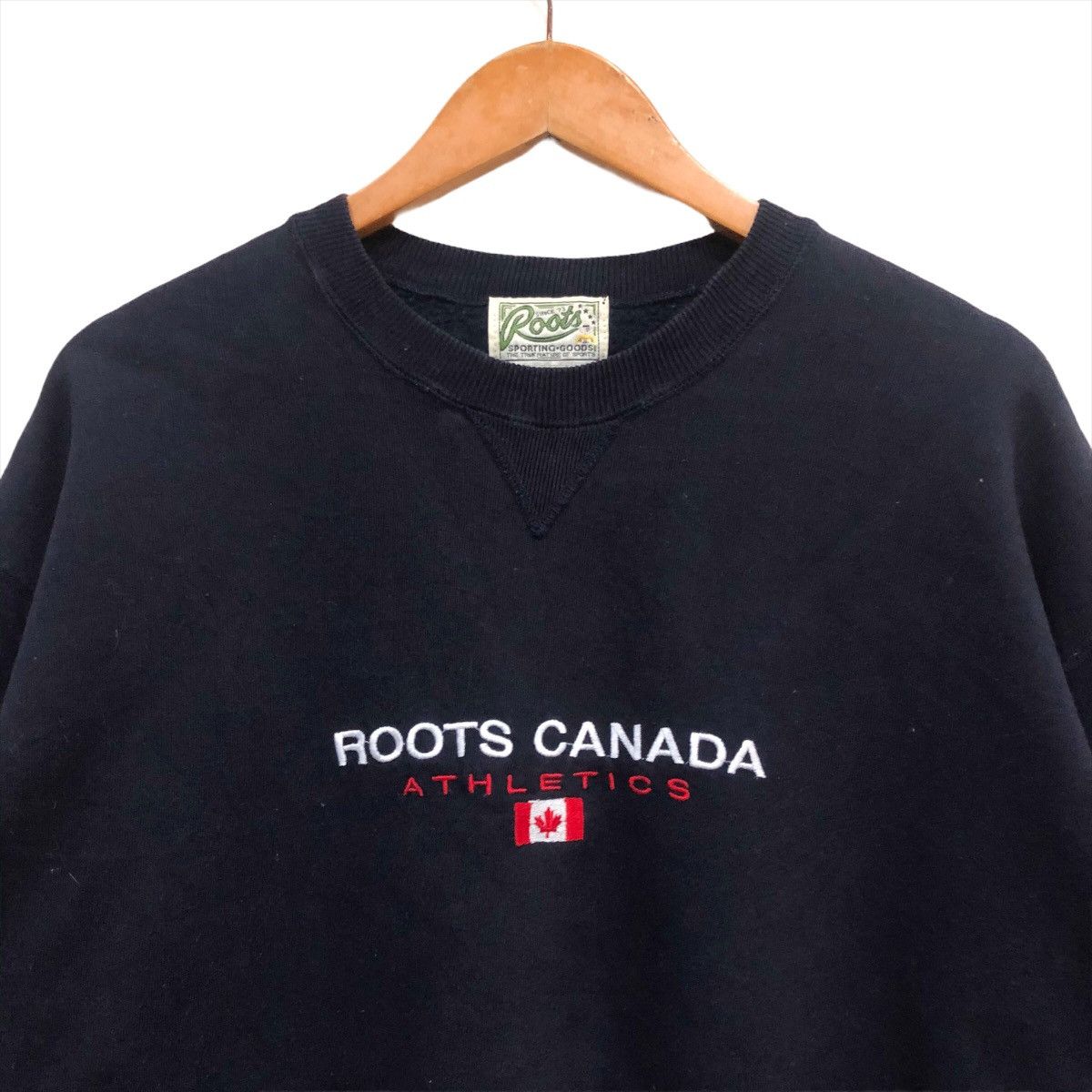 Roots × Vintage Vintage 90s ROOTS CANADA EMBROIDERED LOGO Sweatshirt Size US L / EU 52-54 / 3 - 2 Thumbnail
