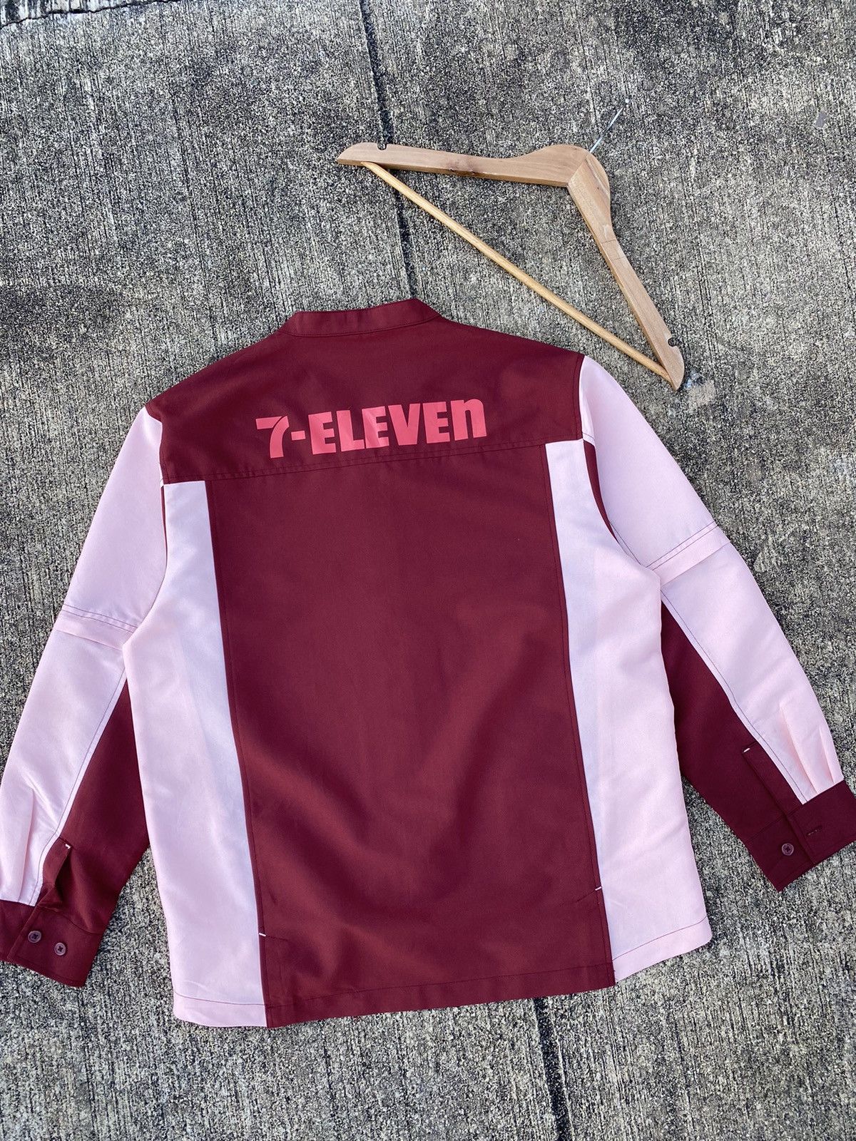 Vintage 🔥 OFFER 🔥 Vintage 90s 7-Eleven Long Sleeve Worker Shirt Size US L / EU 52-54 / 3 - 4 Thumbnail