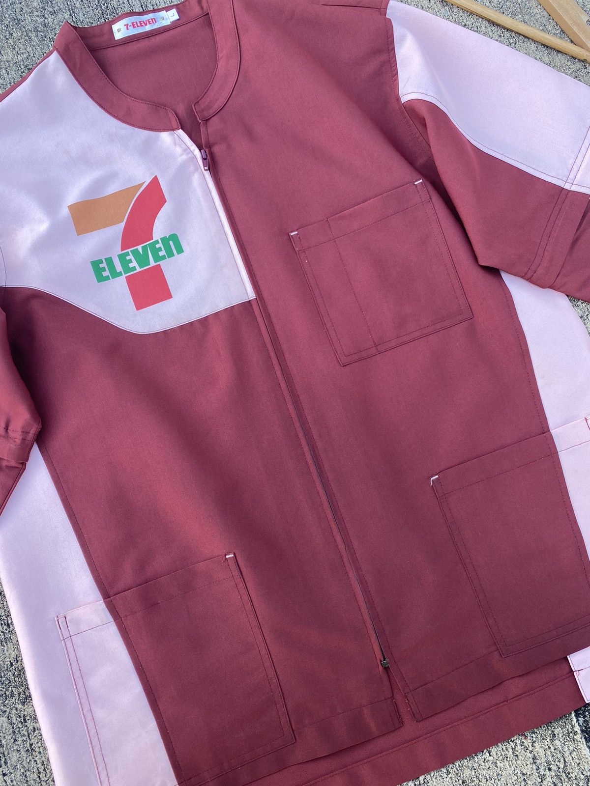Vintage 🔥 OFFER 🔥 Vintage 90s 7-Eleven Long Sleeve Worker Shirt Size US L / EU 52-54 / 3 - 3 Thumbnail