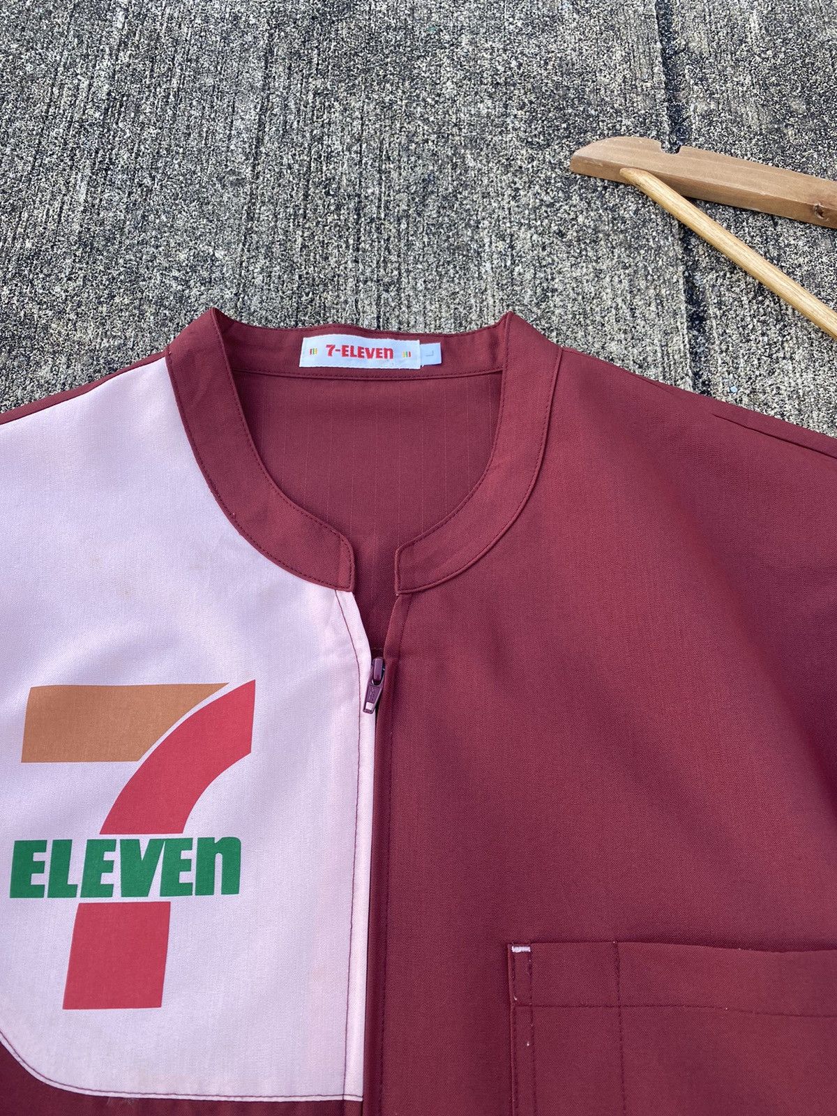 Vintage 🔥 OFFER 🔥 Vintage 90s 7-Eleven Long Sleeve Worker Shirt Size US L / EU 52-54 / 3 - 2 Thumbnail