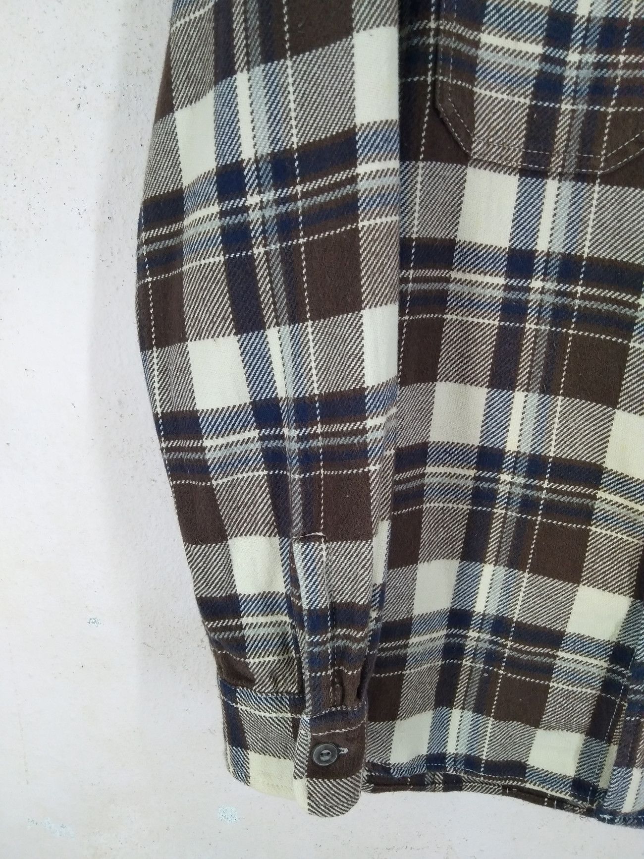 Flannel × Japanese Brand × Uniqlo UNIQLO Double Pocket Checkered Flannel Shirt Size US M / EU 48-50 / 2 - 4 Thumbnail