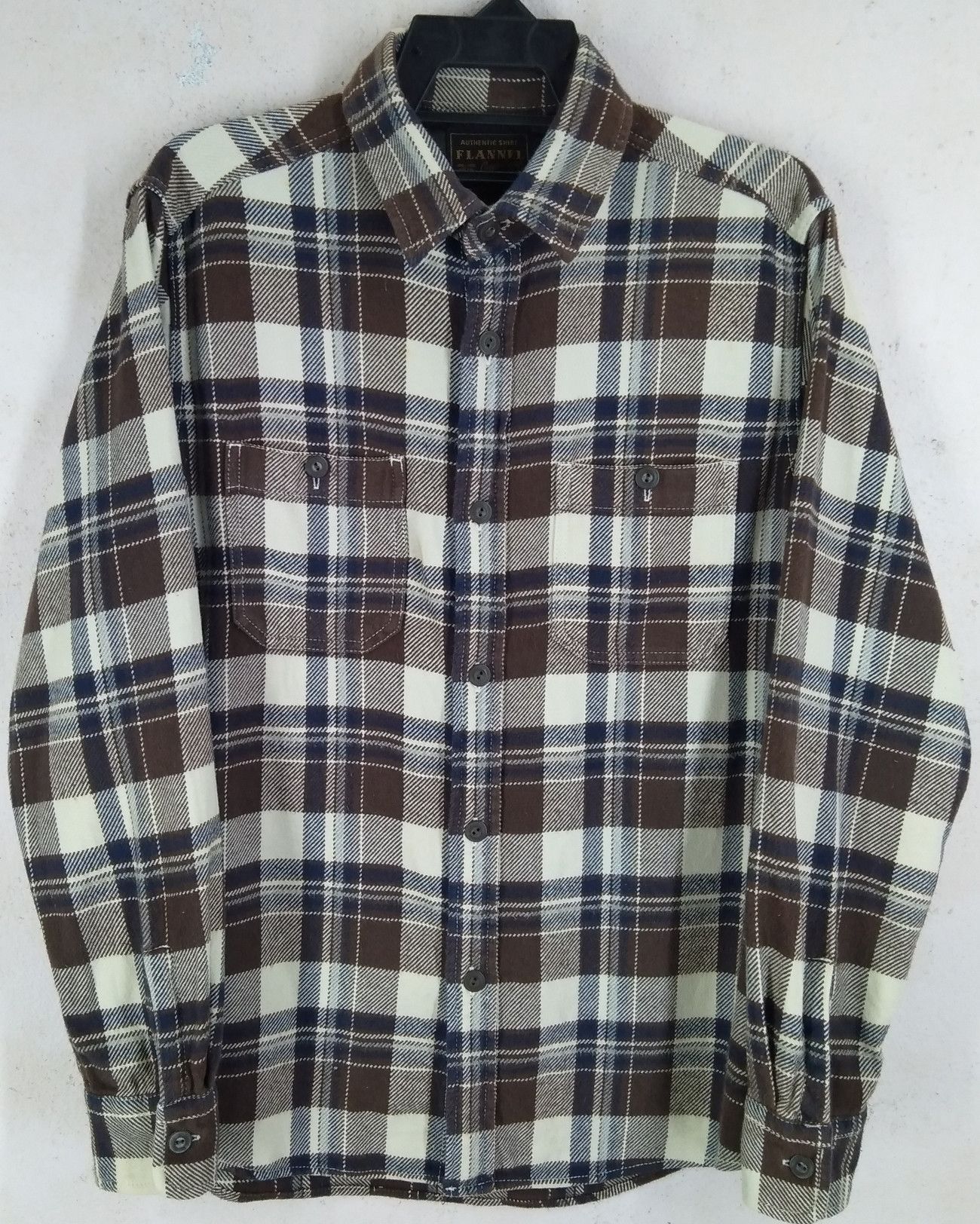 UNIQLO Double Pocket Checkered Flannel Shirt