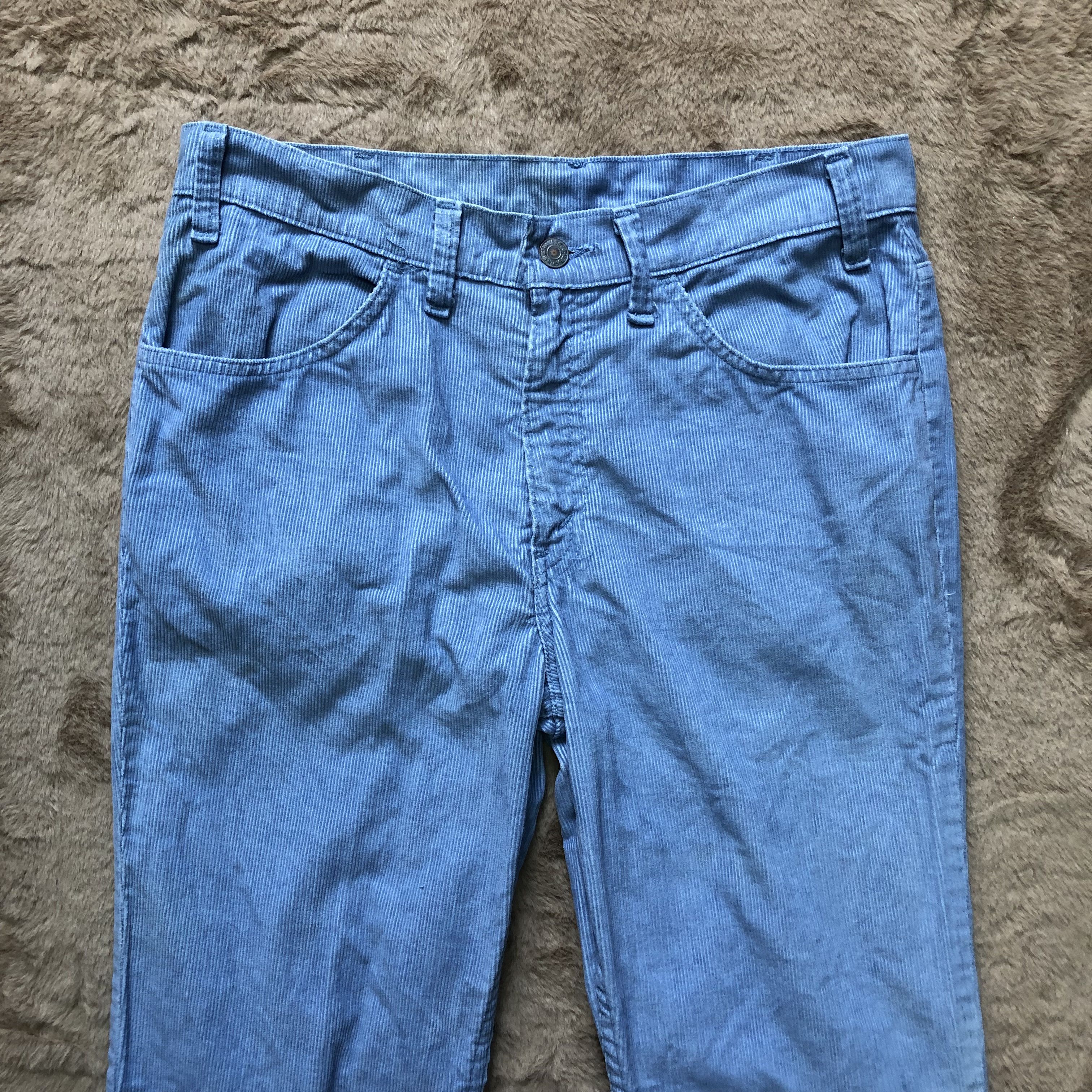 Levi's FLARE🔥 80's Levi's Big E White Tag Corduroy Pants #4358-151 Size US 30 / EU 46 - 2 Thumbnail