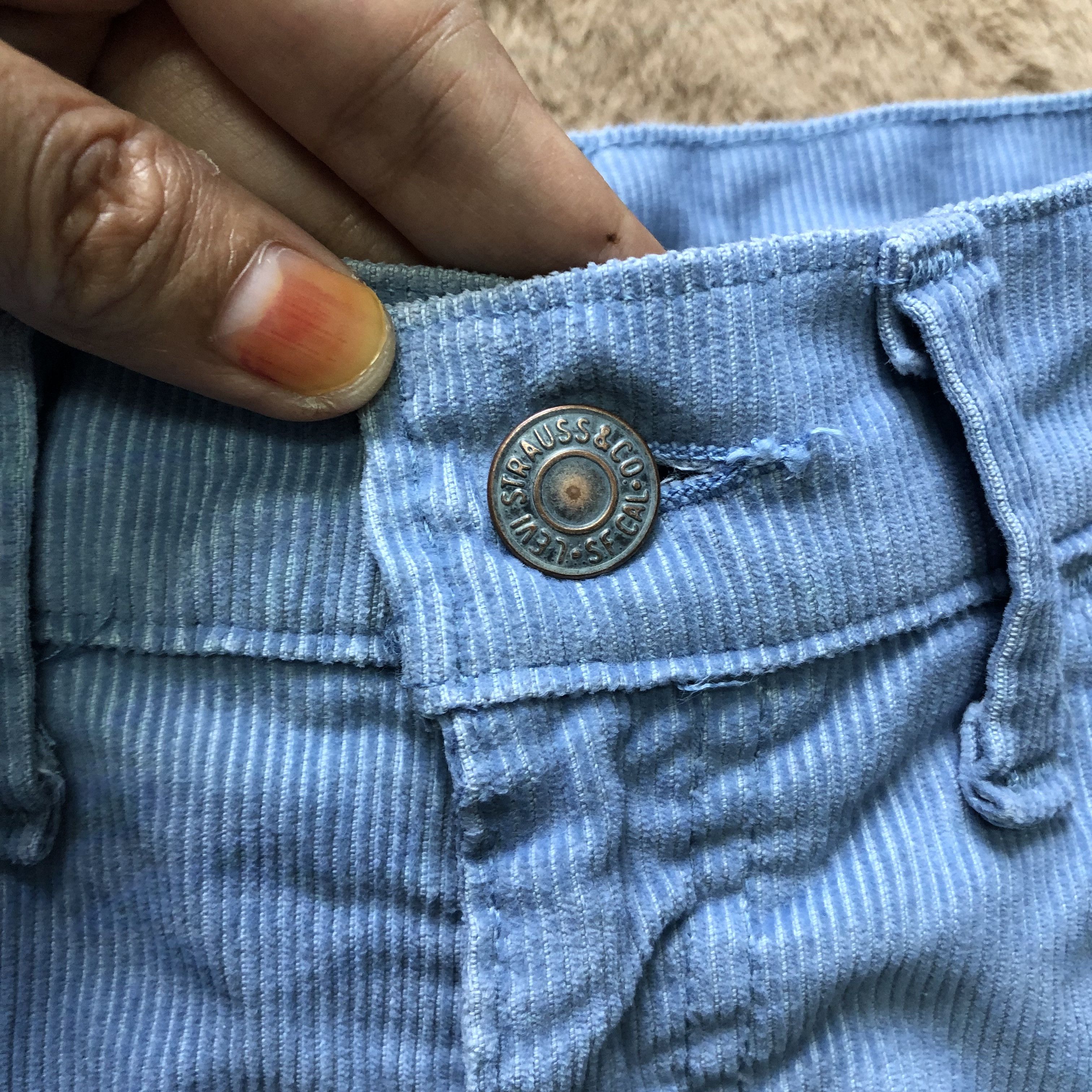 Levi's FLARE🔥 80's Levi's Big E White Tag Corduroy Pants #4358-151 Size US 30 / EU 46 - 5 Thumbnail
