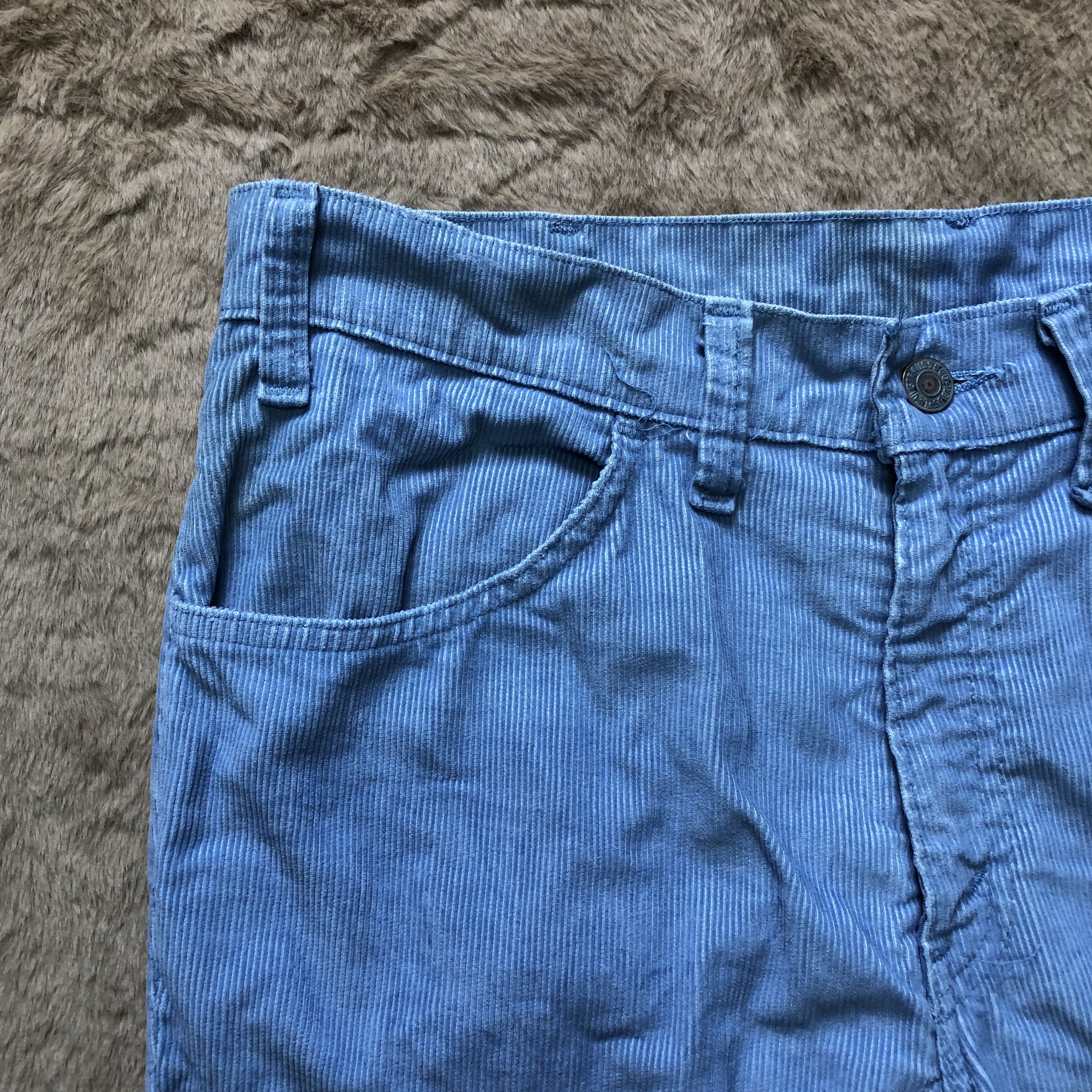 Levi's FLARE🔥 80's Levi's Big E White Tag Corduroy Pants #4358-151 Size US 30 / EU 46 - 3 Thumbnail