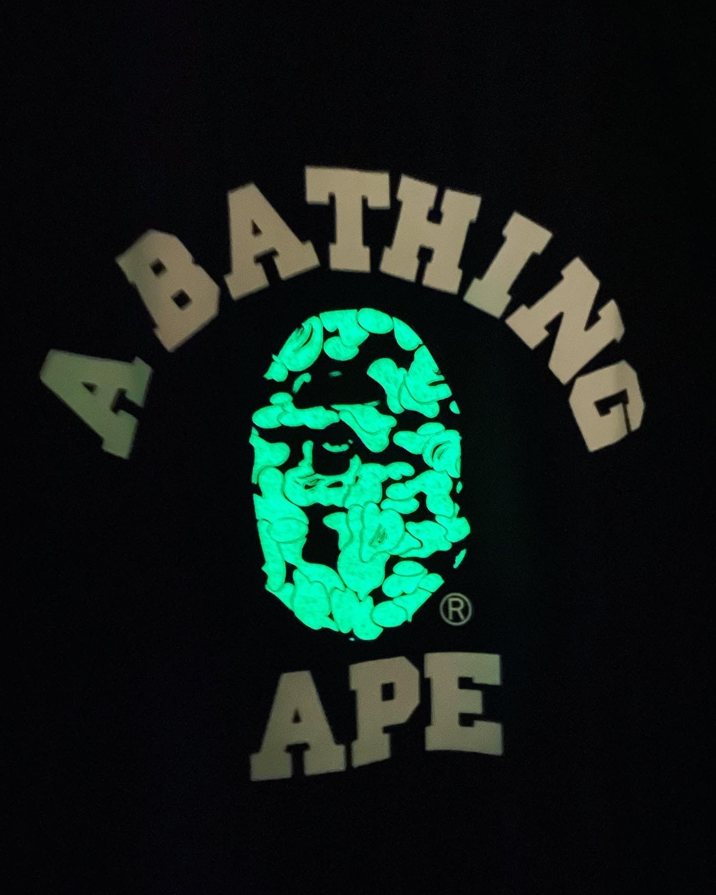 Bape BAPE TEXT CODE CAMO COLLEGE TEE Size US XXL / EU 58 / 5 - 2 Thumbnail