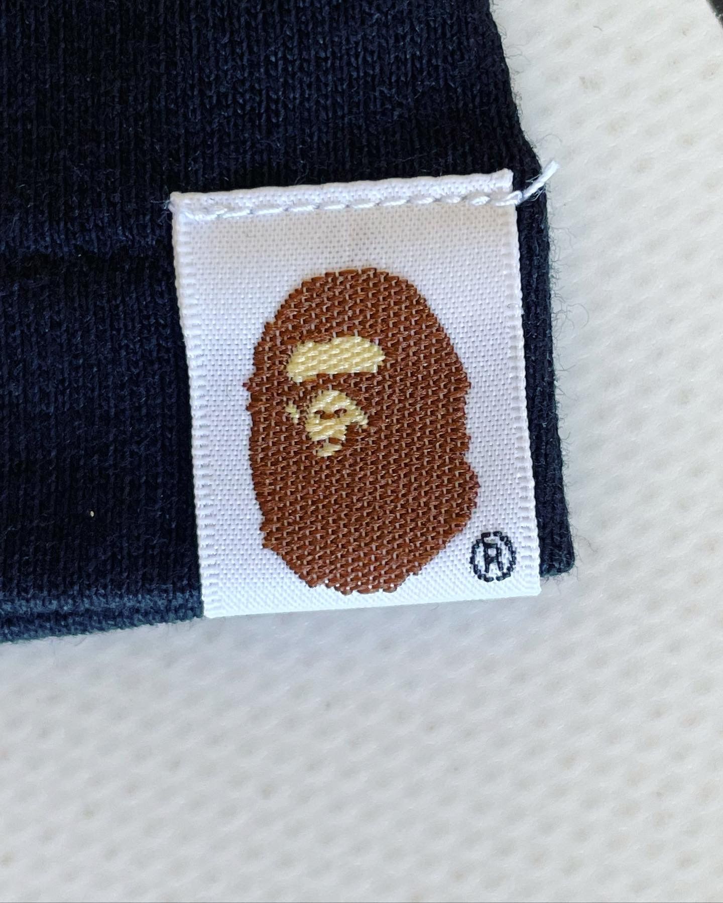 Bape BAPE TEXT CODE CAMO COLLEGE TEE Size US XXL / EU 58 / 5 - 7 Thumbnail