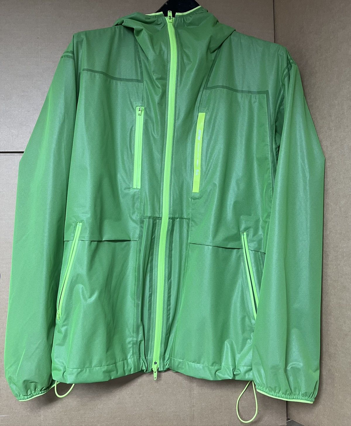 image of Palace Y-3 Parka in Green, Men's (Size Large)