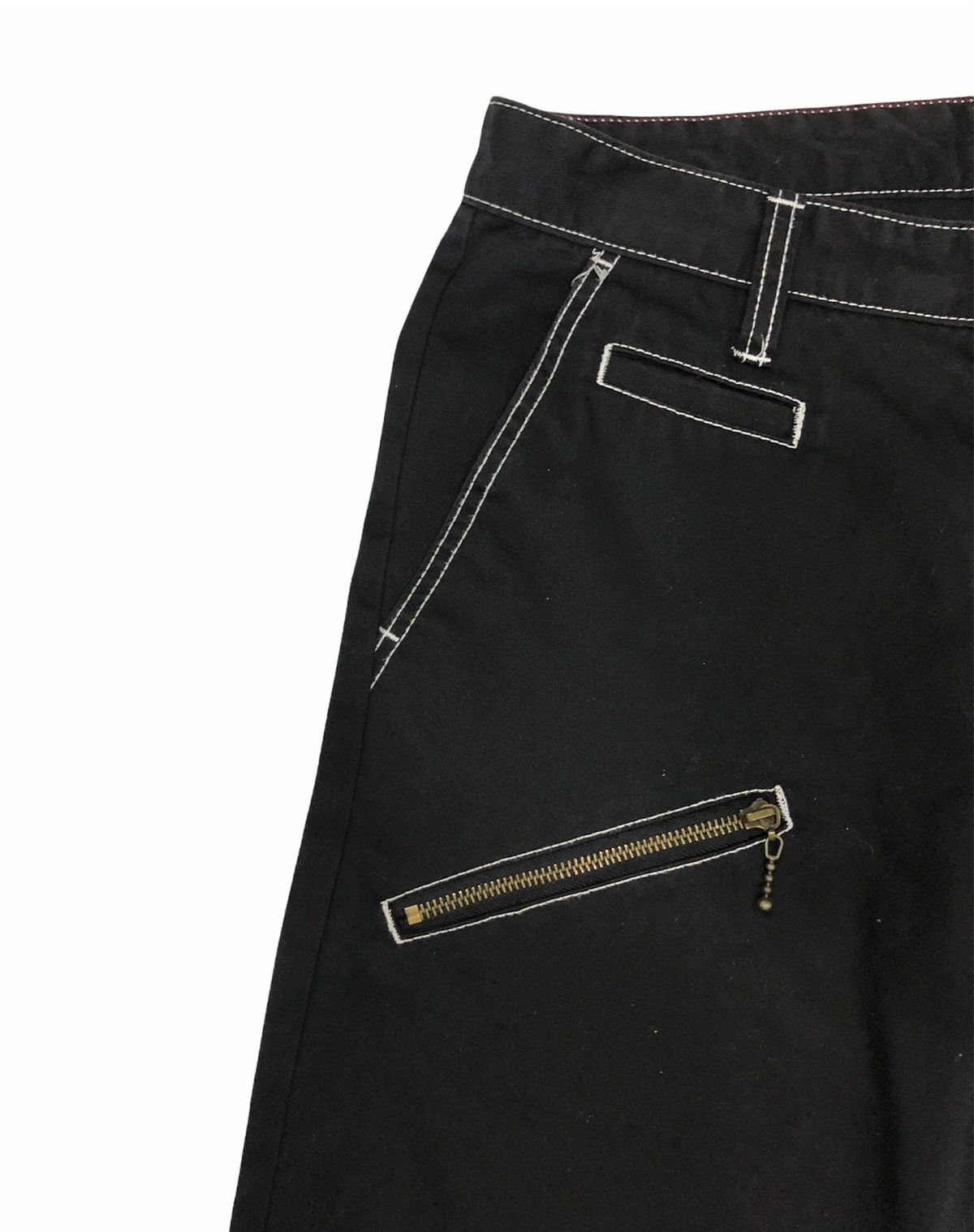 Designer × Japanese Brand Pant punk DENIAL rare desgin comfortable shoreline Size US 30 / EU 46 - 5 Thumbnail