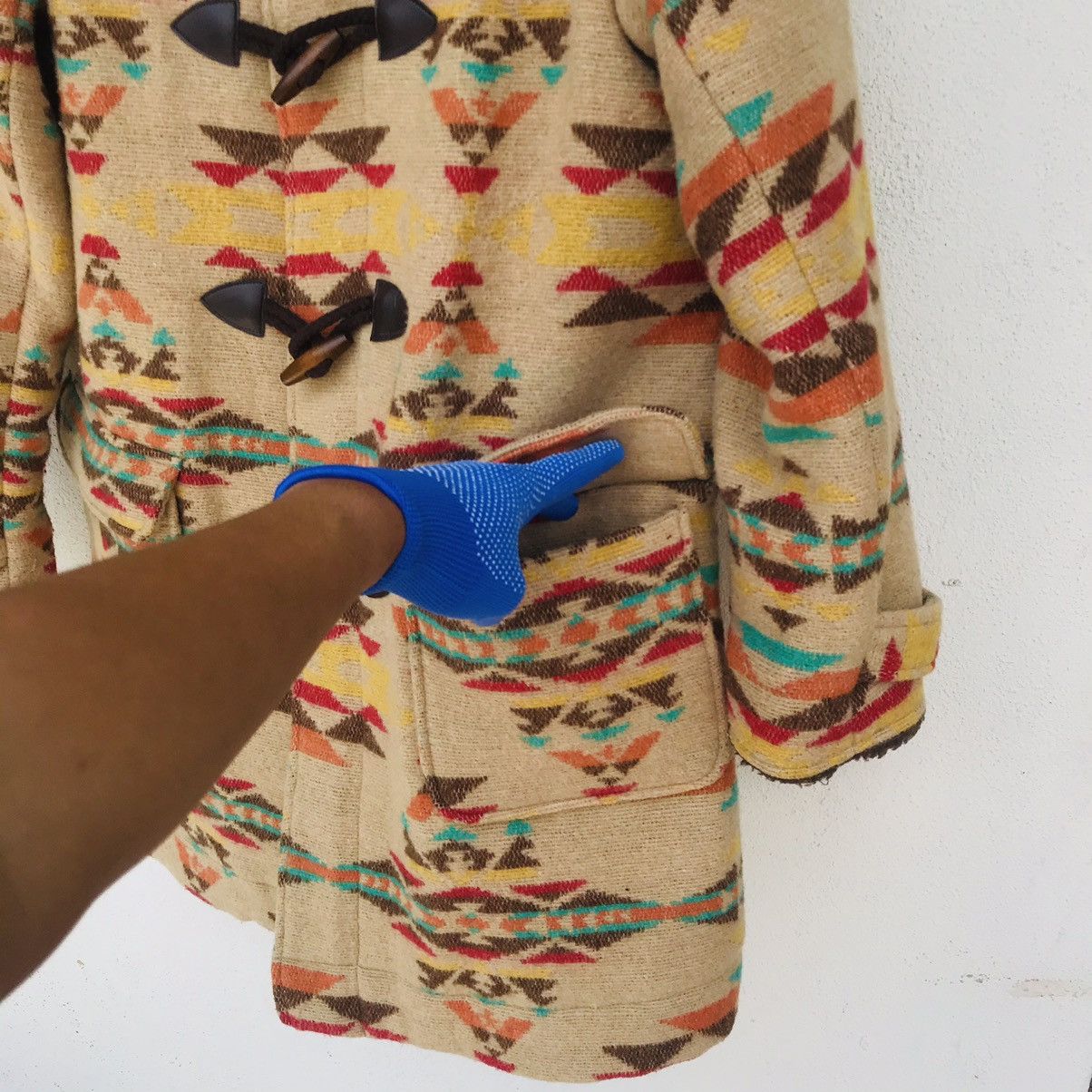 Japanese Brand Titi caca novajo american western motive multicolor coat Size US L / EU 52-54 / 3 - 7 Thumbnail